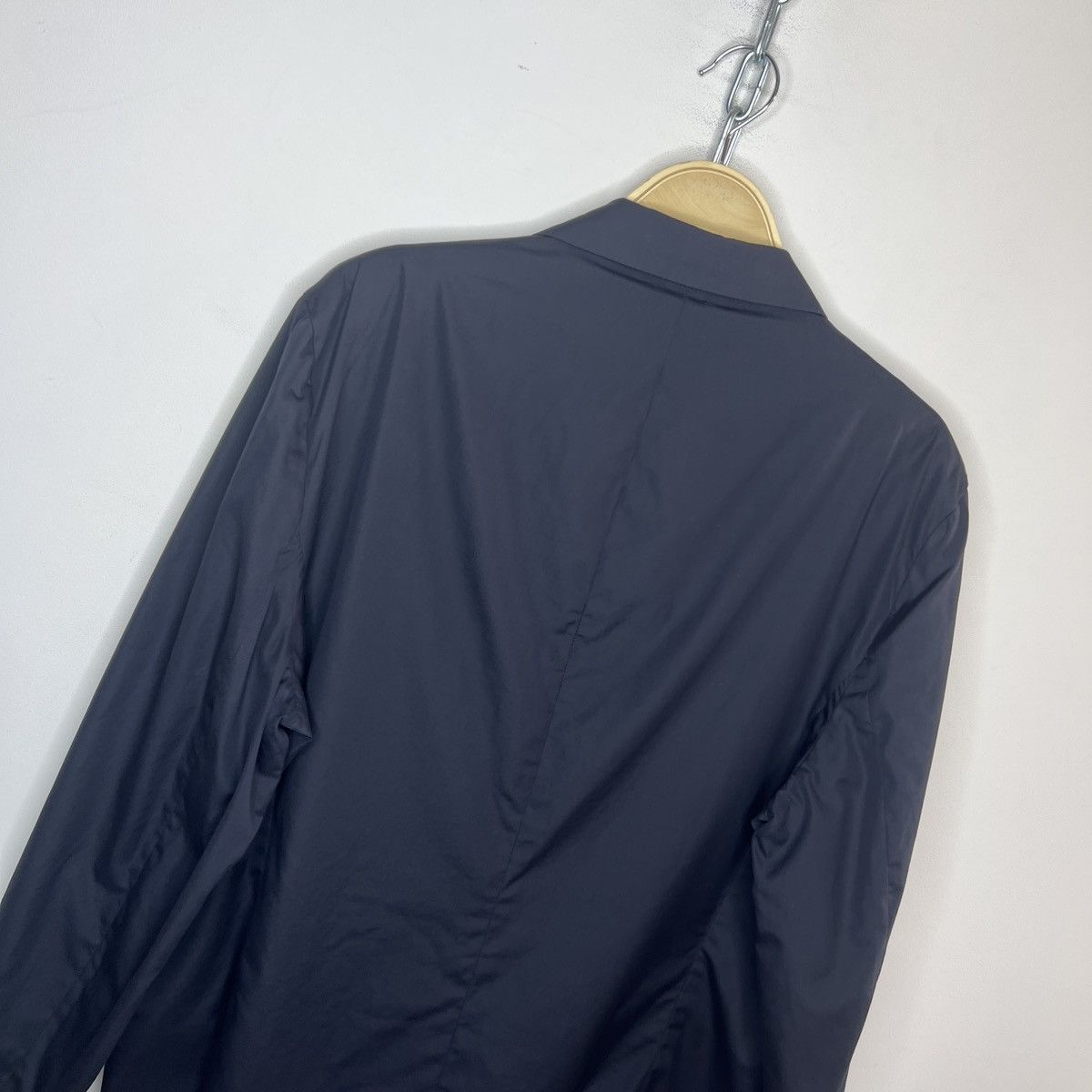 Acne Studios Acne Studios Antibes Cotton Single Breasted Navy Blazer Size 40R - 7 Thumbnail