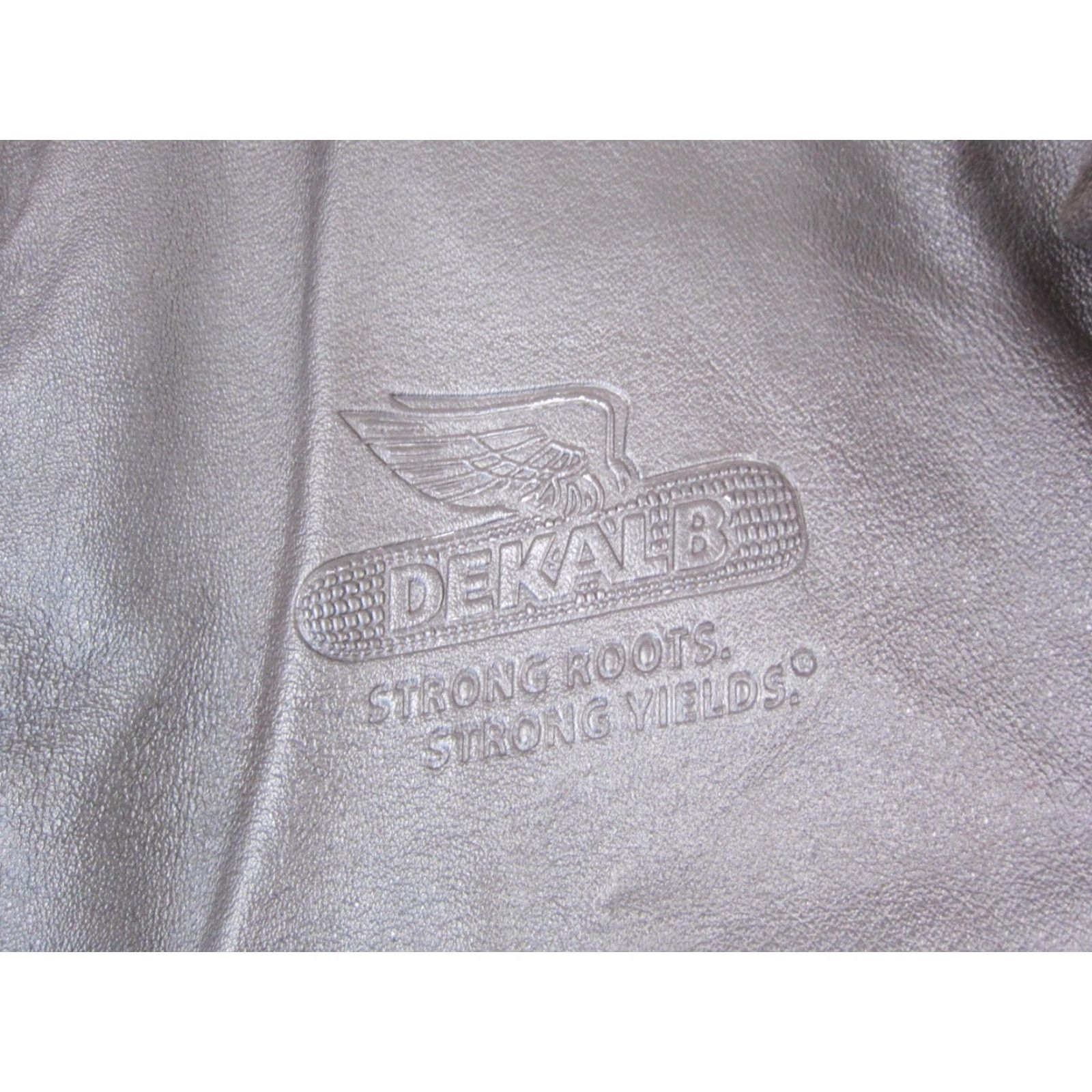 Vintage VINTAGE DEKALB Jacket Mens XL Brown Leather Bomber Full Zip 90s Size US XL / EU 56 / 4 - 3 Thumbnail