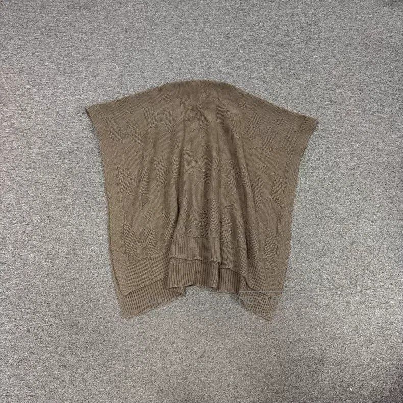 Hermes Hermes Khaki Knit Cloak Poncho Size XXS / US 00 / IT 34 - 3 Thumbnail