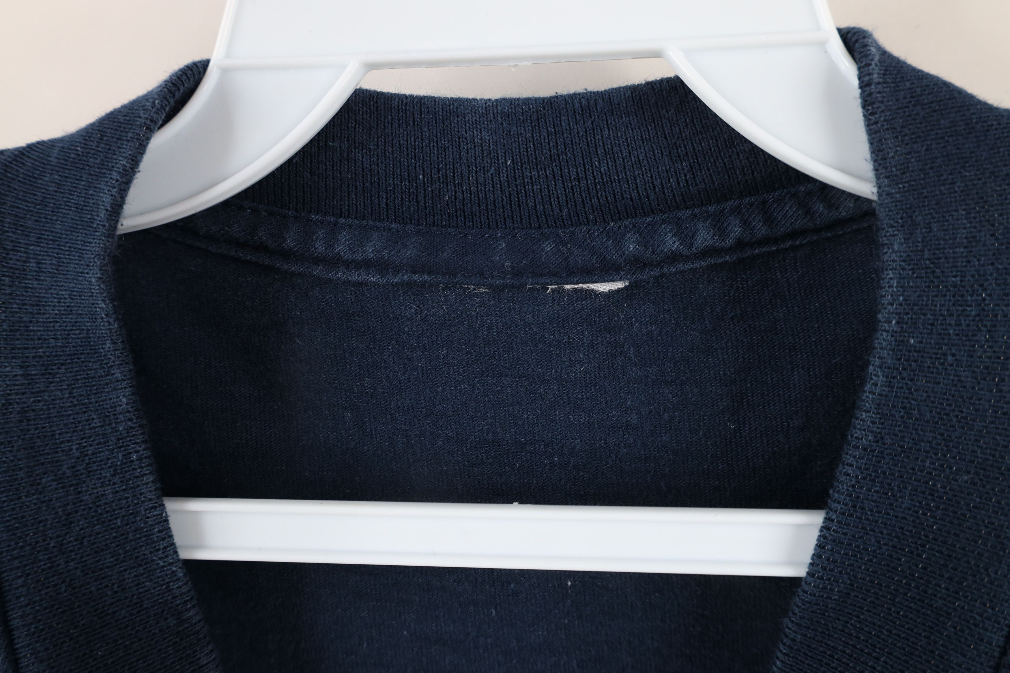 Vintage Vintage 90s Streetwear Heavyweight Cotton T-Shirt Blue Size US XXL / EU 58 / 5 - 5 Thumbnail