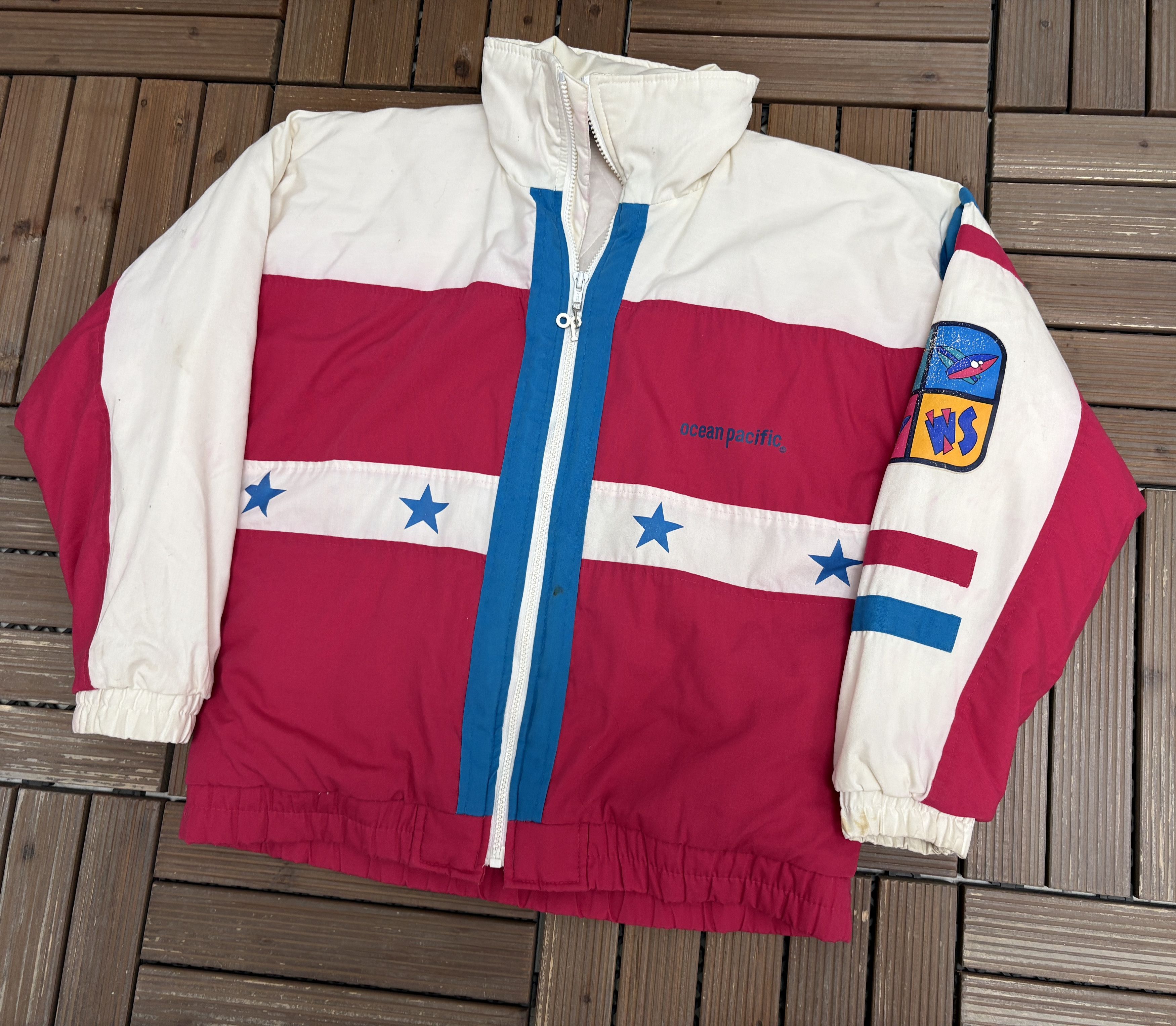 Ocean Pacific × Vintage Ocean Pacific Vintage Pink Jacket Coat Size US S / EU 44-46 / 1 - 3 Thumbnail