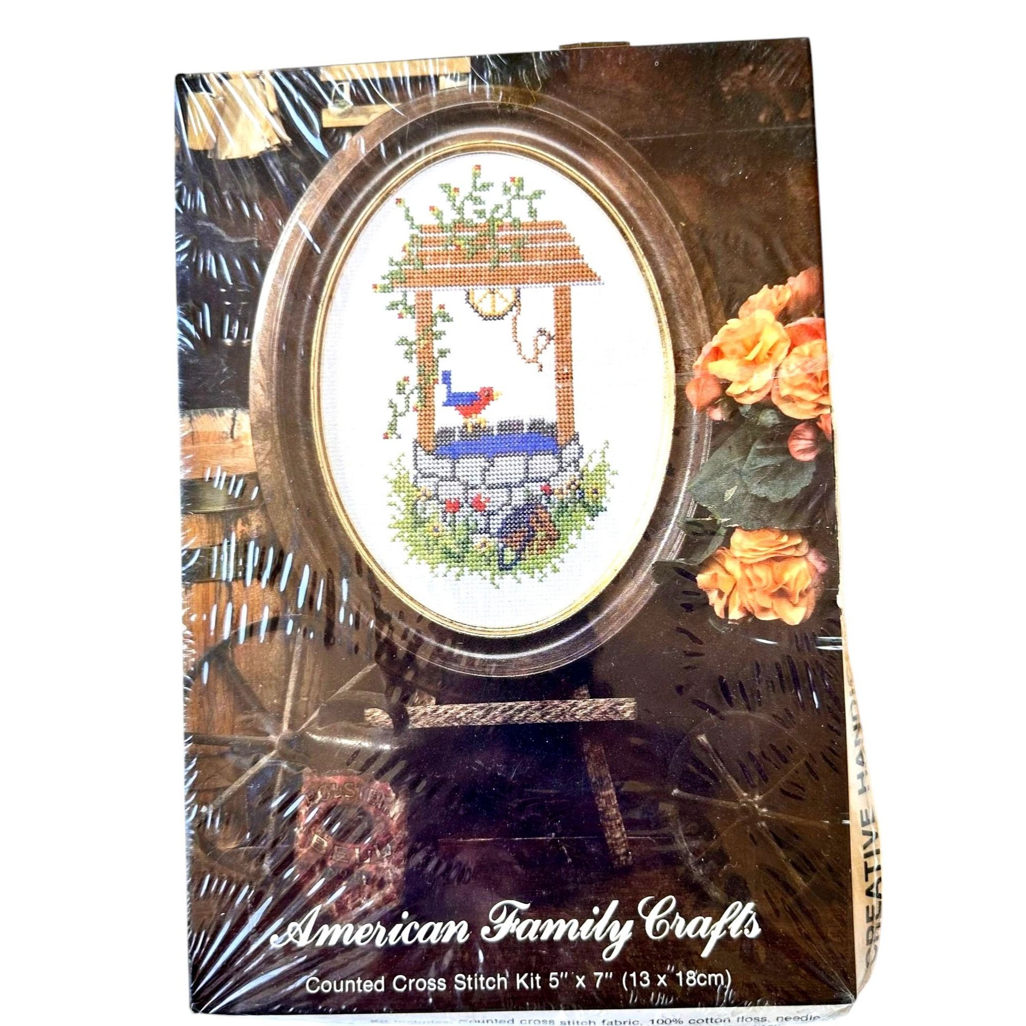 Vintage American Family Crafts Counted Cross Stitch Kit 5706 Wishing Size ONE SIZE - 1 Thumbnail
