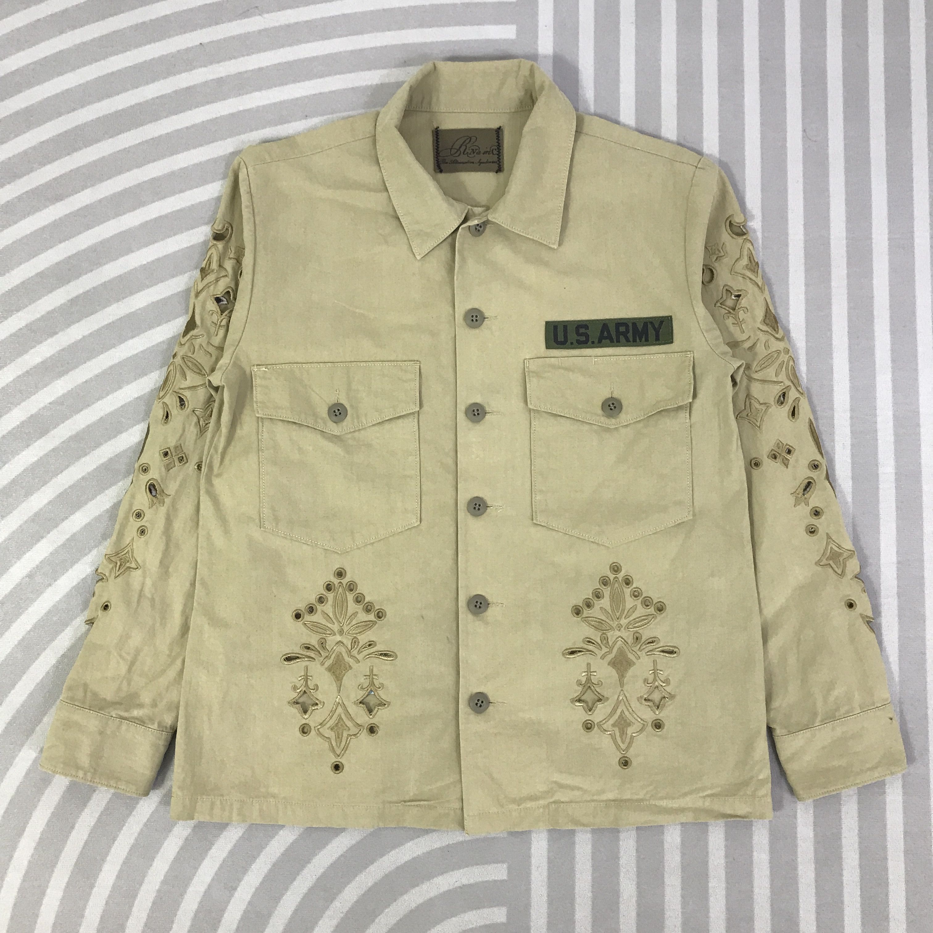 Japanese Brand Vintage RNA Inc. x US Army Jacket K114B20 Size US M / EU 48-50 / 2 - 1 Thumbnail