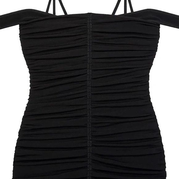 Givenchy GIVENCHY Black Ruched Minidress - NEW WITH TAGS Size XXS / US 00 / IT 34 - 10 Thumbnail