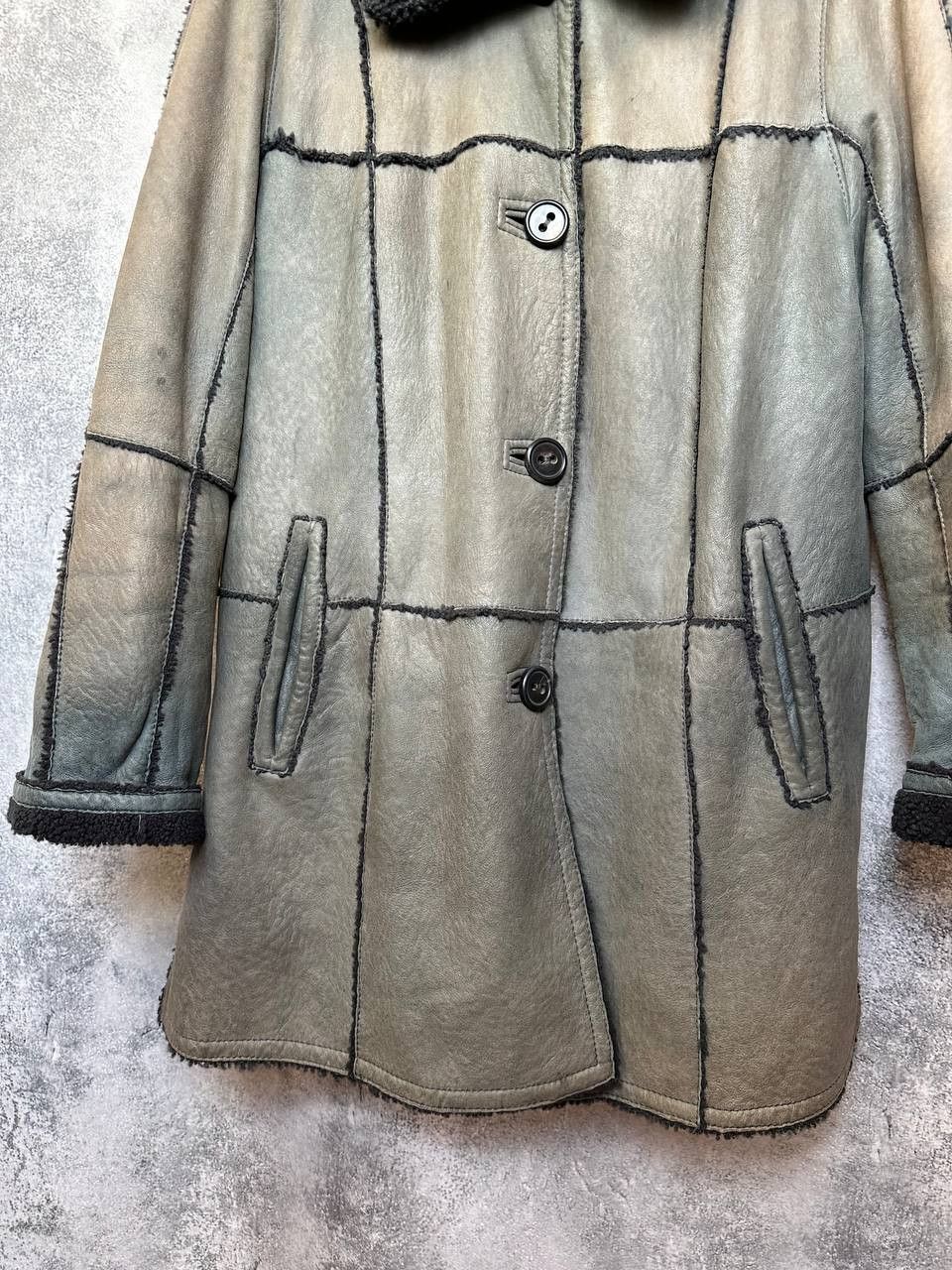 Other RRP 1900$ Werner Christ Patchwork Shearling Coat Size 50 Size US L / EU 52-54 / 3 - 8 Thumbnail