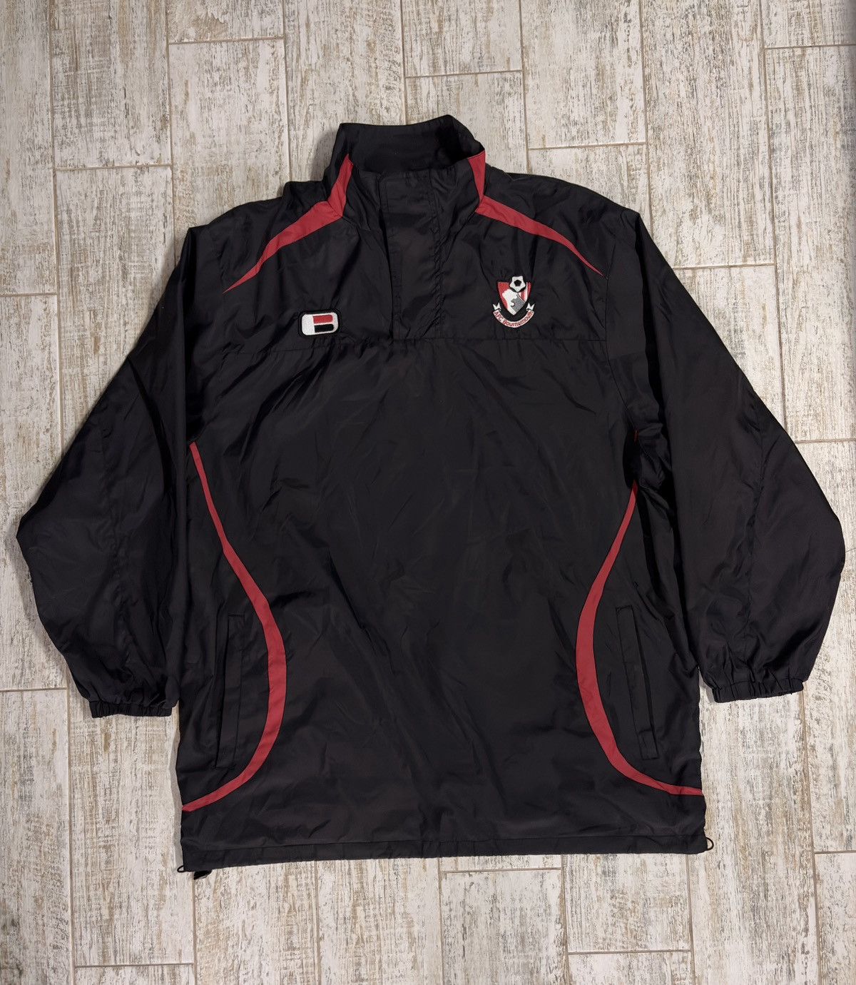 Fila Vintage Fila AFC Bournemouth Quarter-Zip Training Jacket Size US XXL / EU 58 / 5 - 1 Thumbnail