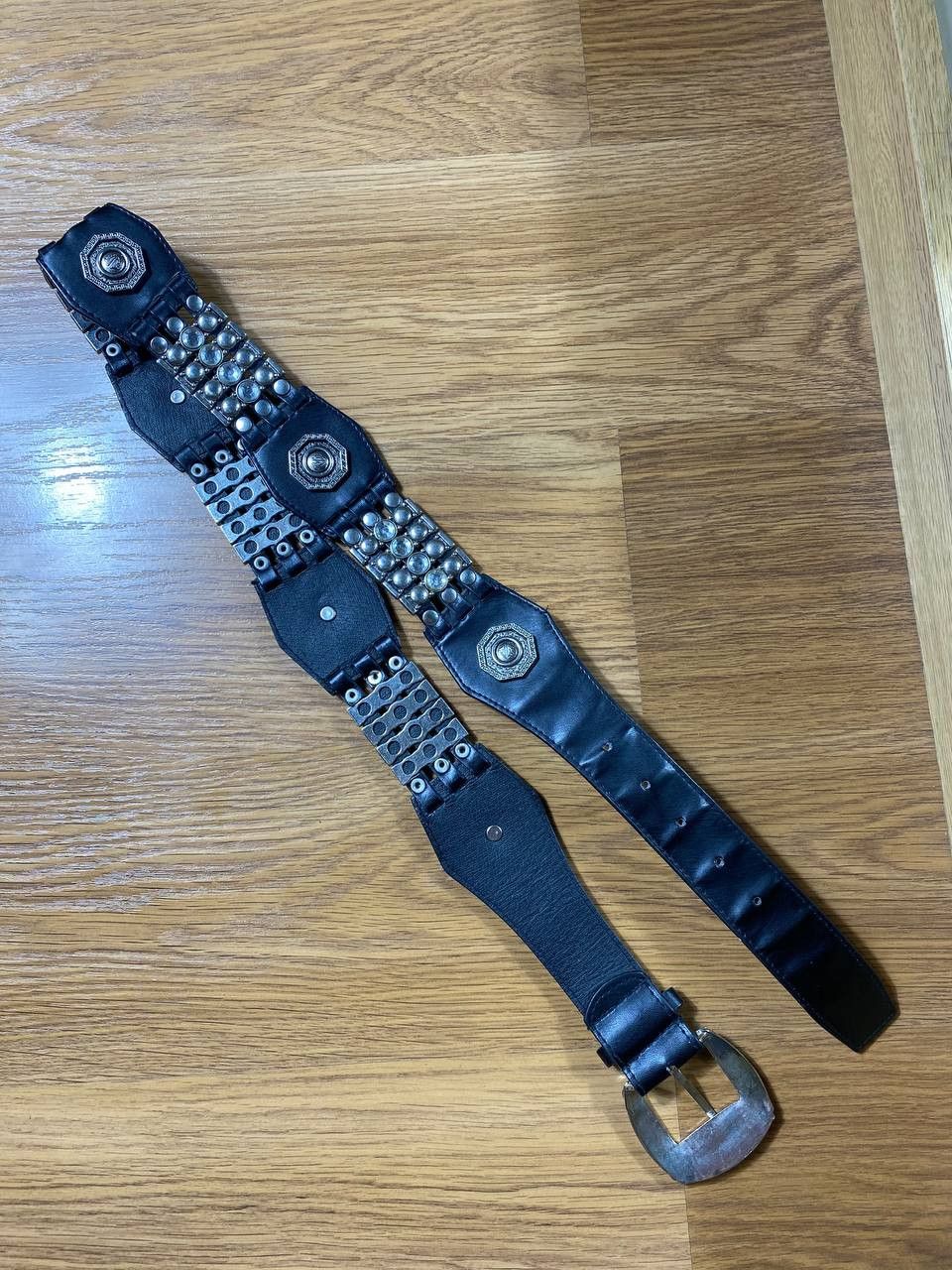 Vintage Vintage Crazy Metal Belt Drip Japanese Hype bb Simon Size ONE SIZE - 2 Thumbnail