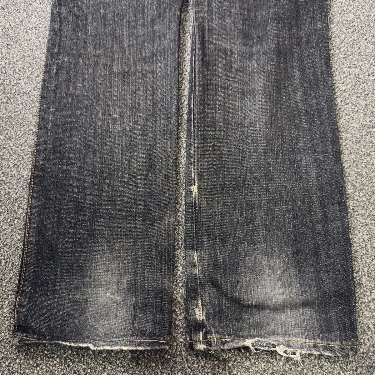 Hysteric Glamour Edwin Blue Trip 503 Black Distressed Denim ifsixwasnine Size US 32 / EU 48 - 11 Thumbnail