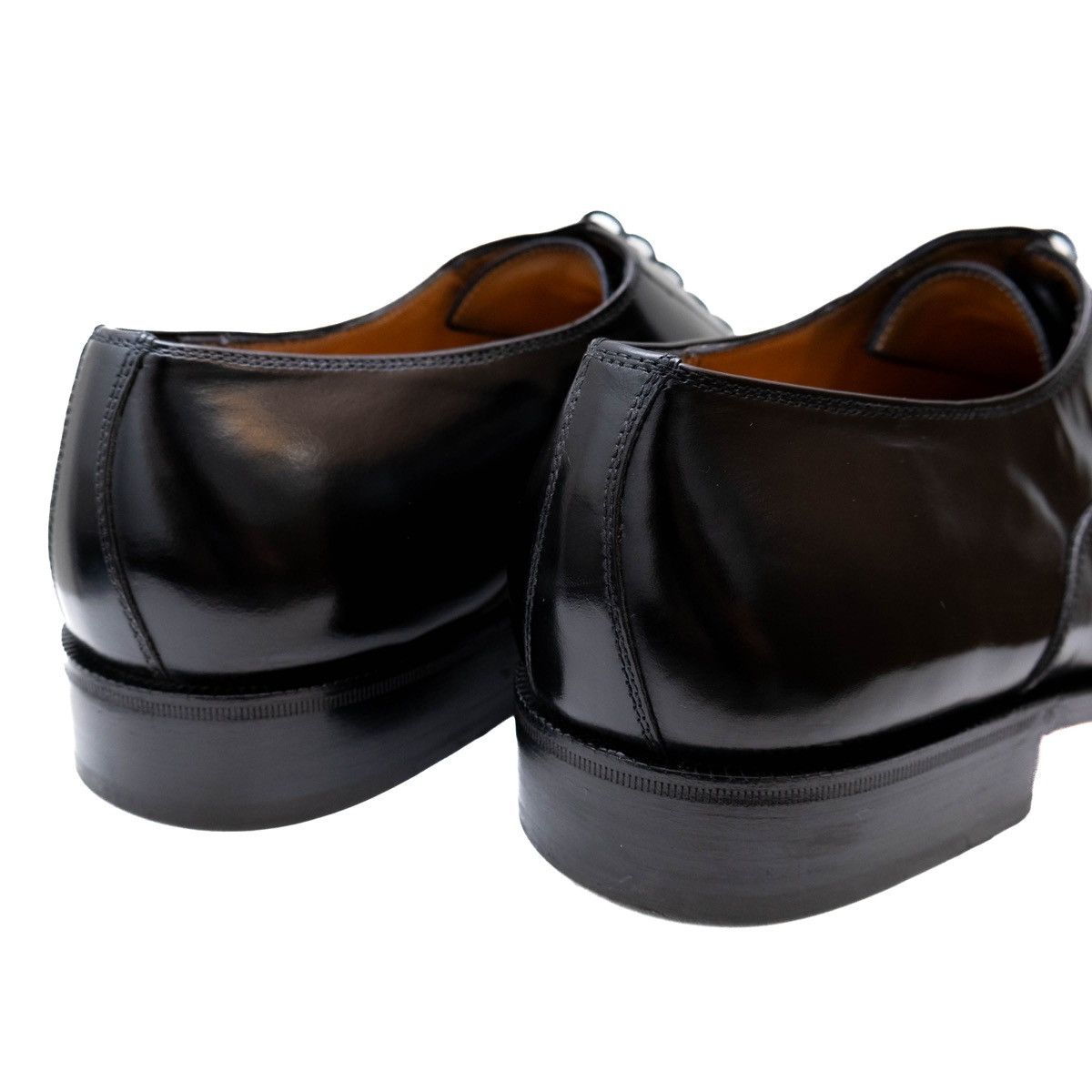 Salvatore Ferragamo Salvatore Ferragamo Padova Black Calf Leather Cap Toe Shoes Size US 11 / EU 44 - 8 Thumbnail
