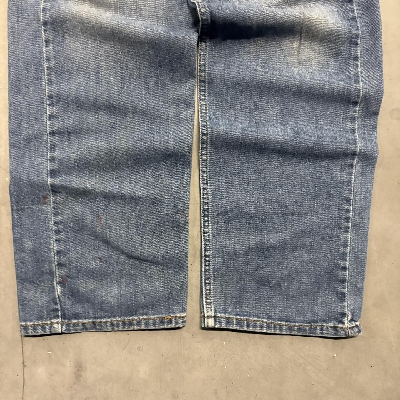 Levi's Crazy Vintage Y2K/2000s Baggy Levis Skater Style Dark Wash Denim Jeans! Size US 34 / EU 50 - 5 Thumbnail