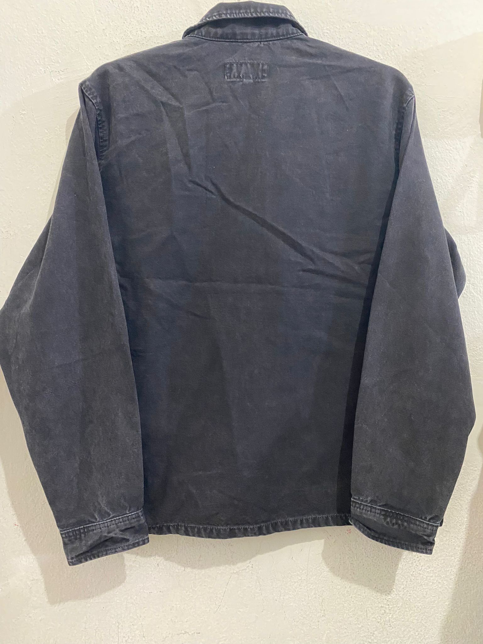 Stussy STÜSSY WASHED CANVAS ZIP LONG SLEEVE SHIRT Size US M / EU 48-50 / 2 - 6 Thumbnail