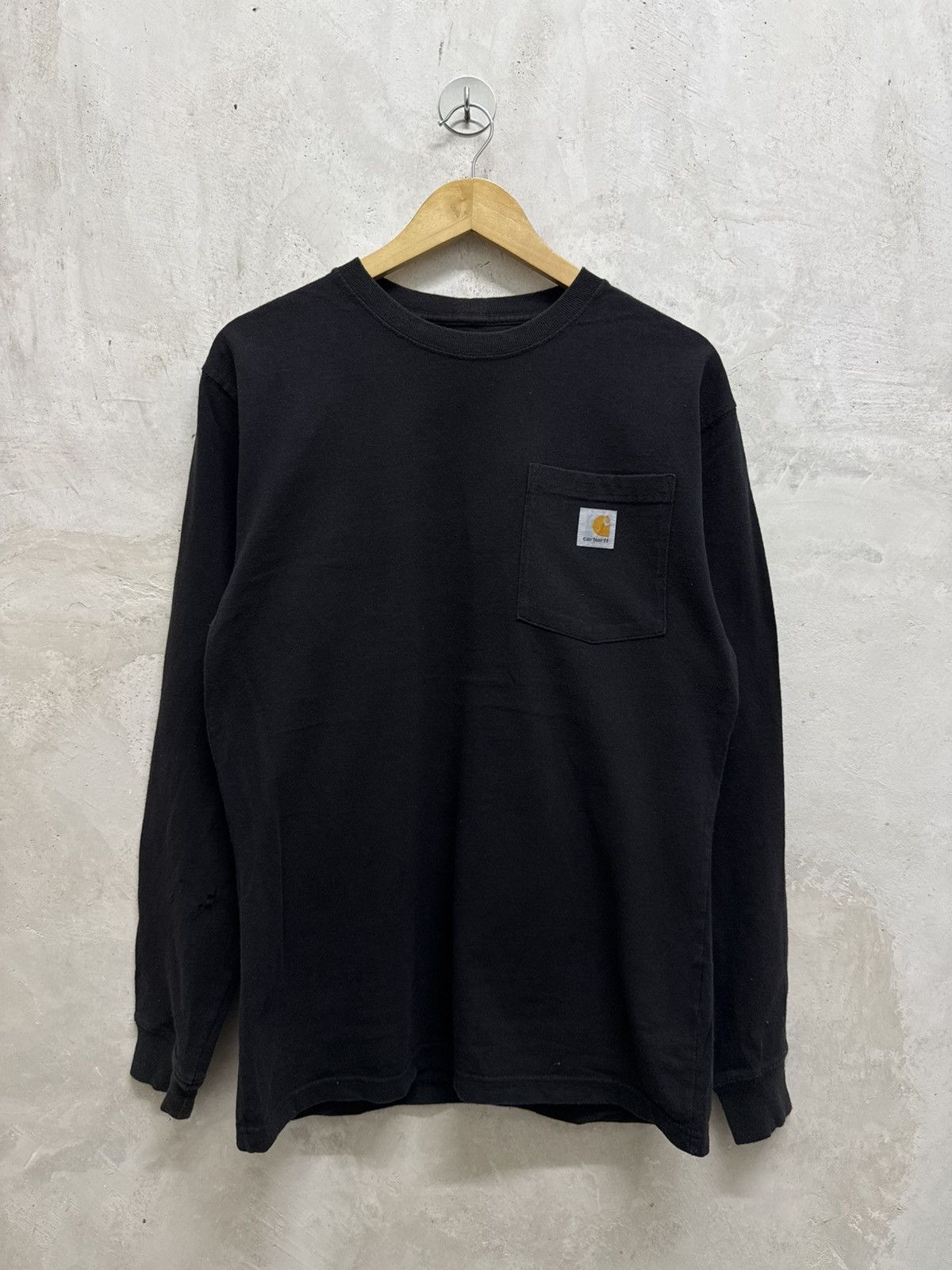 Carhartt Carhartt Long Sleeve Pocket Tee Shirt Size US S / EU 44-46 / 1 - 1 Thumbnail