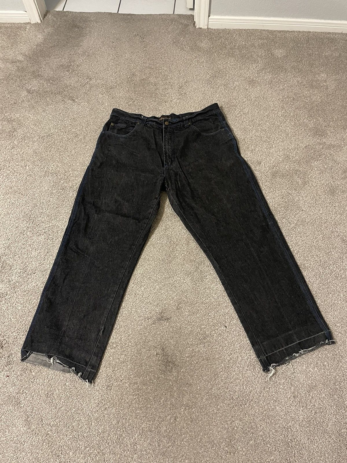 Vintage Vintage Y2K Risk Jeans Co Mens 40/32 Baggy Skater Style Size US 40 / EU 56 - 2 Thumbnail