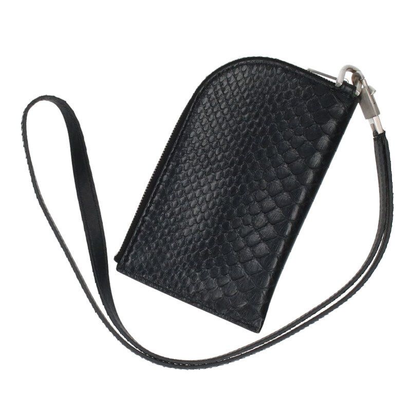 Rick Owens Rick Owens leather neck wallet and detachable