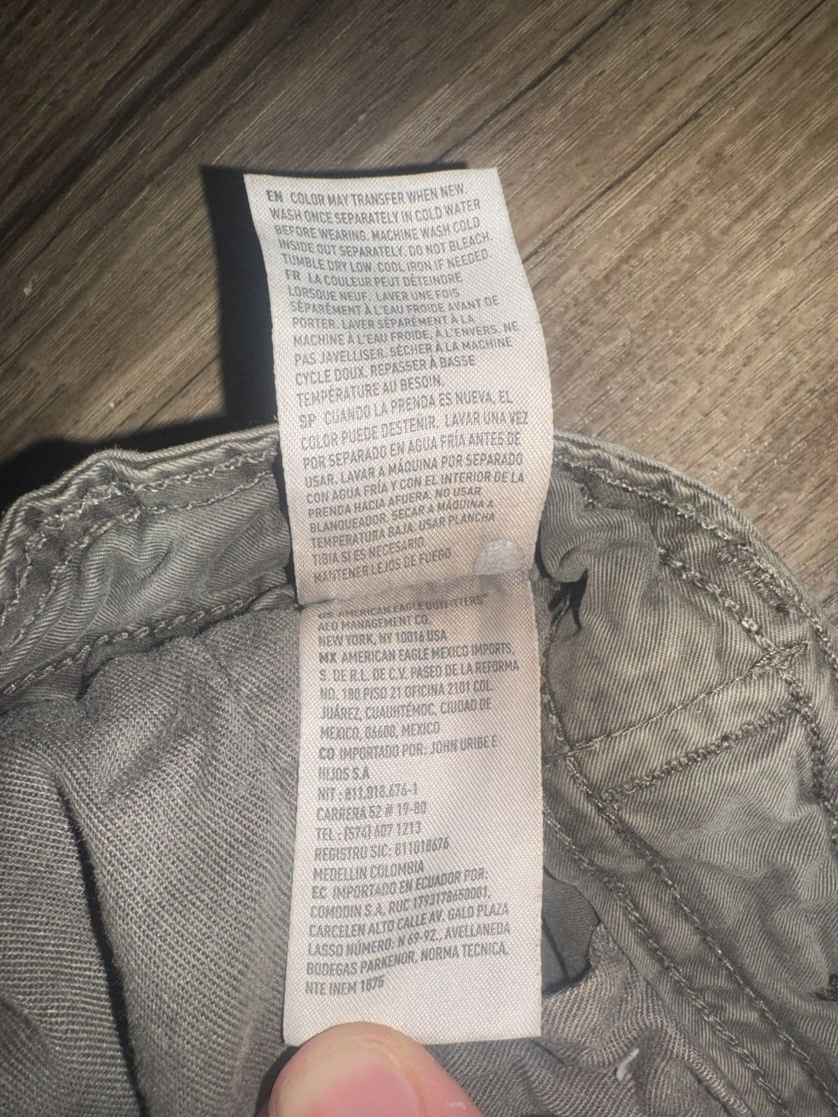 American Eagle Outfitters American Eagle Flex Lived-In Cargo Pants Olive Moss 36x32 Size US 32 / EU 48 - 9 Thumbnail
