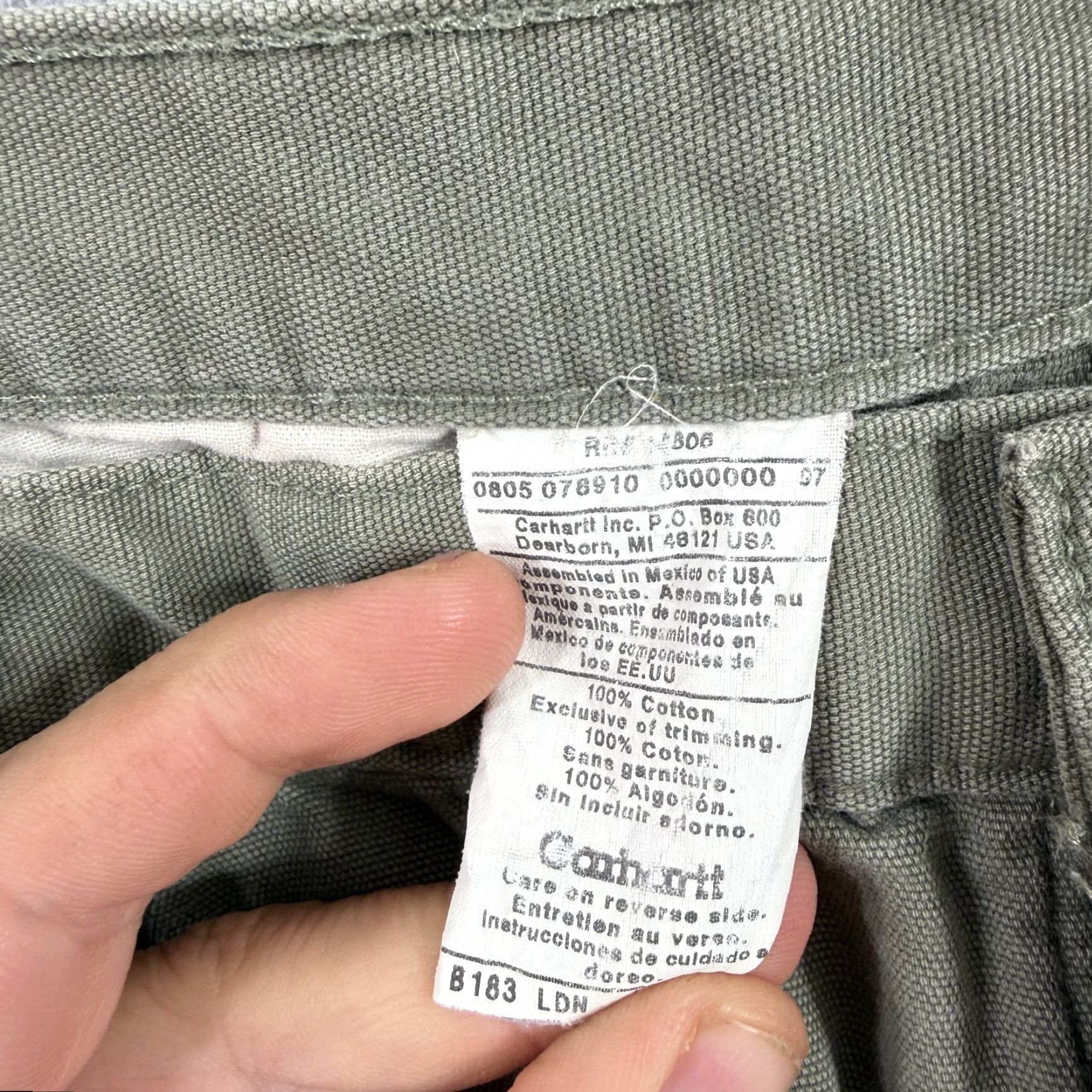 Carhartt VINTAGE Carhartt Cargo Shorts Men Regular Size 36 Green 9in Inseam 10-12in Rise Workwear Baggy Pockets Size US 34 / EU 50 - 6 Thumbnail
