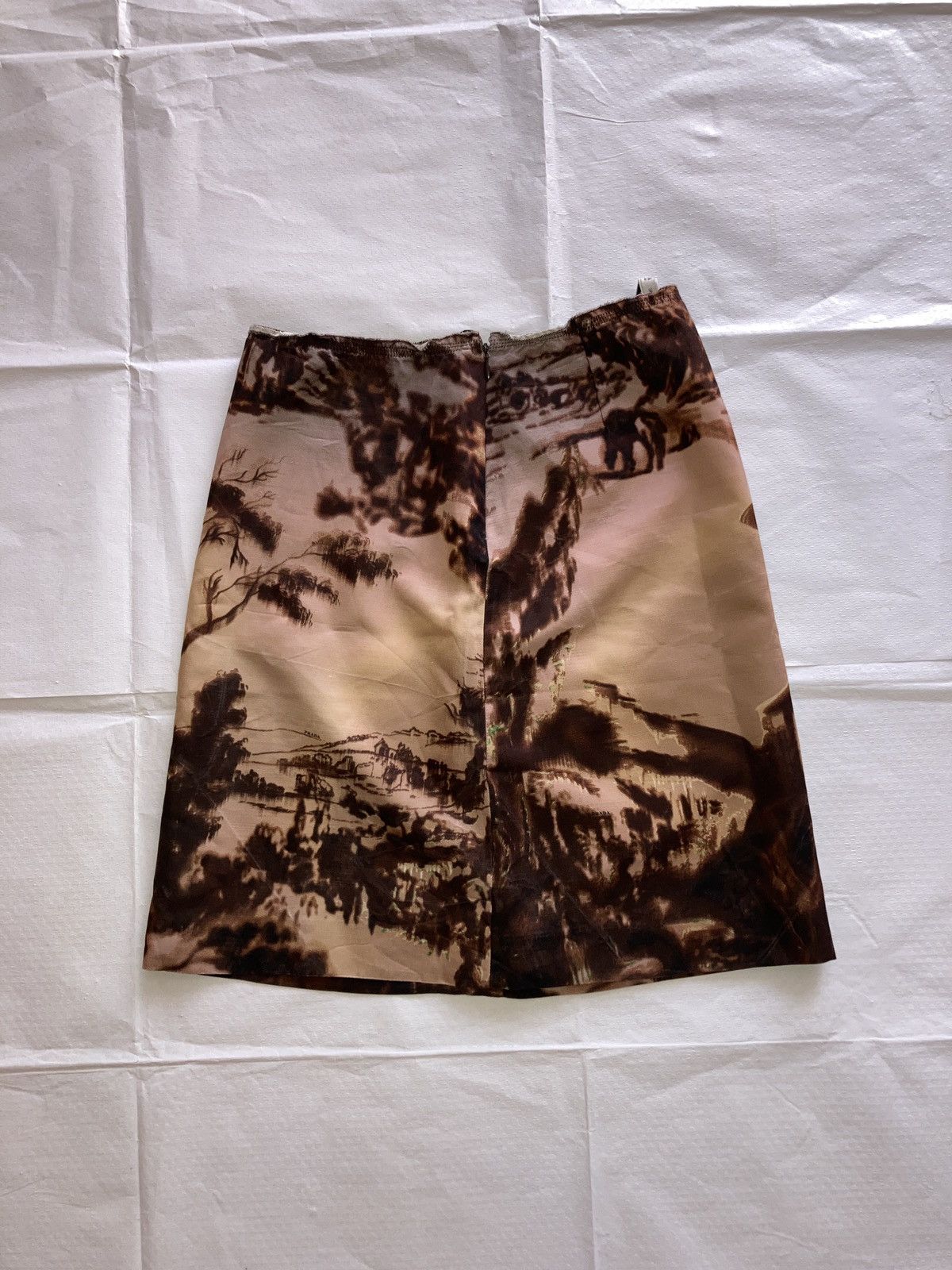 Prada Prada landscape fw04 runway collection mini skirt Vintage Size 26" / US 2 / IT 38 - 13 Thumbnail