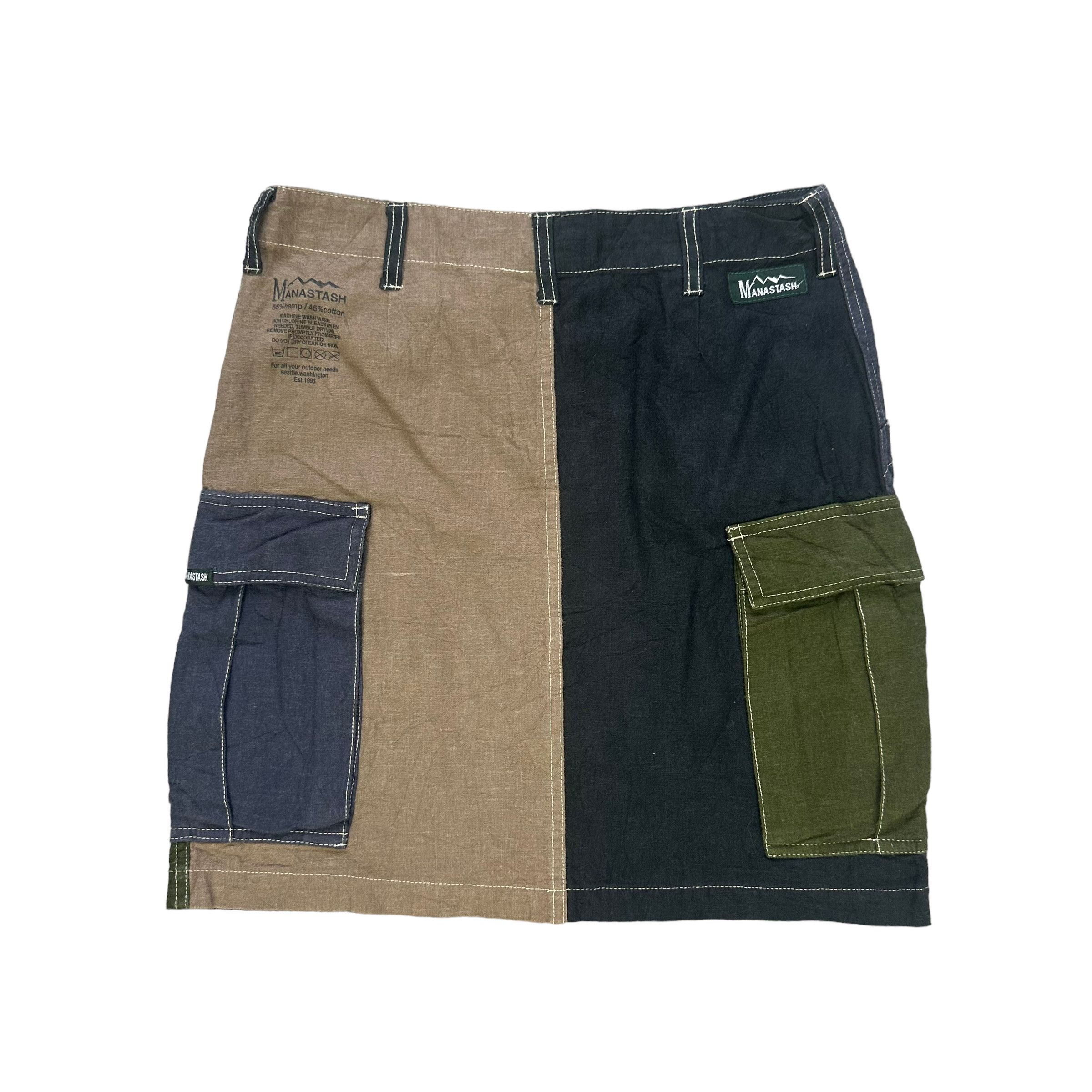 Manastash MANATASH COLORBLOCK MINI SKIRT #7730-167 Size 30" / US 8 / IT 44 - 10 Thumbnail