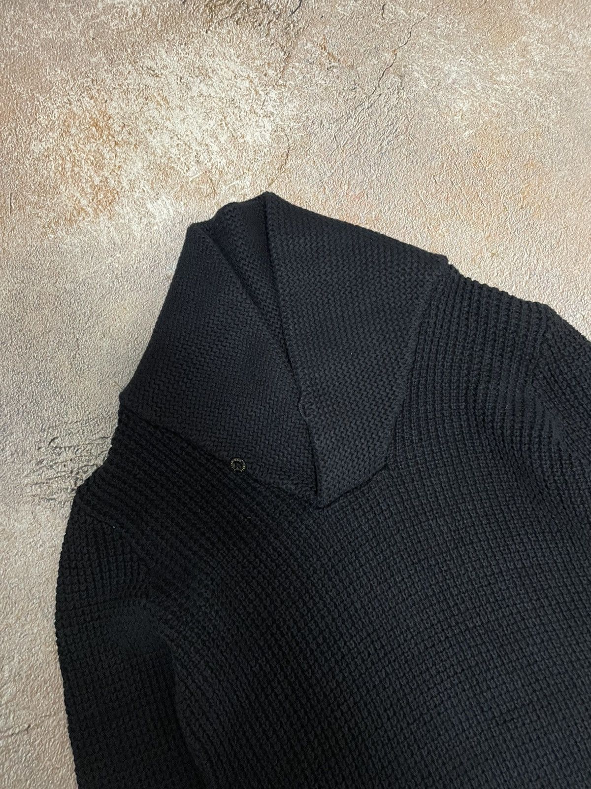 G-Star Vintage Gstar Heavy Cotton Knit Black Sweater Size US S / EU 44-46 / 1 - 3 Thumbnail