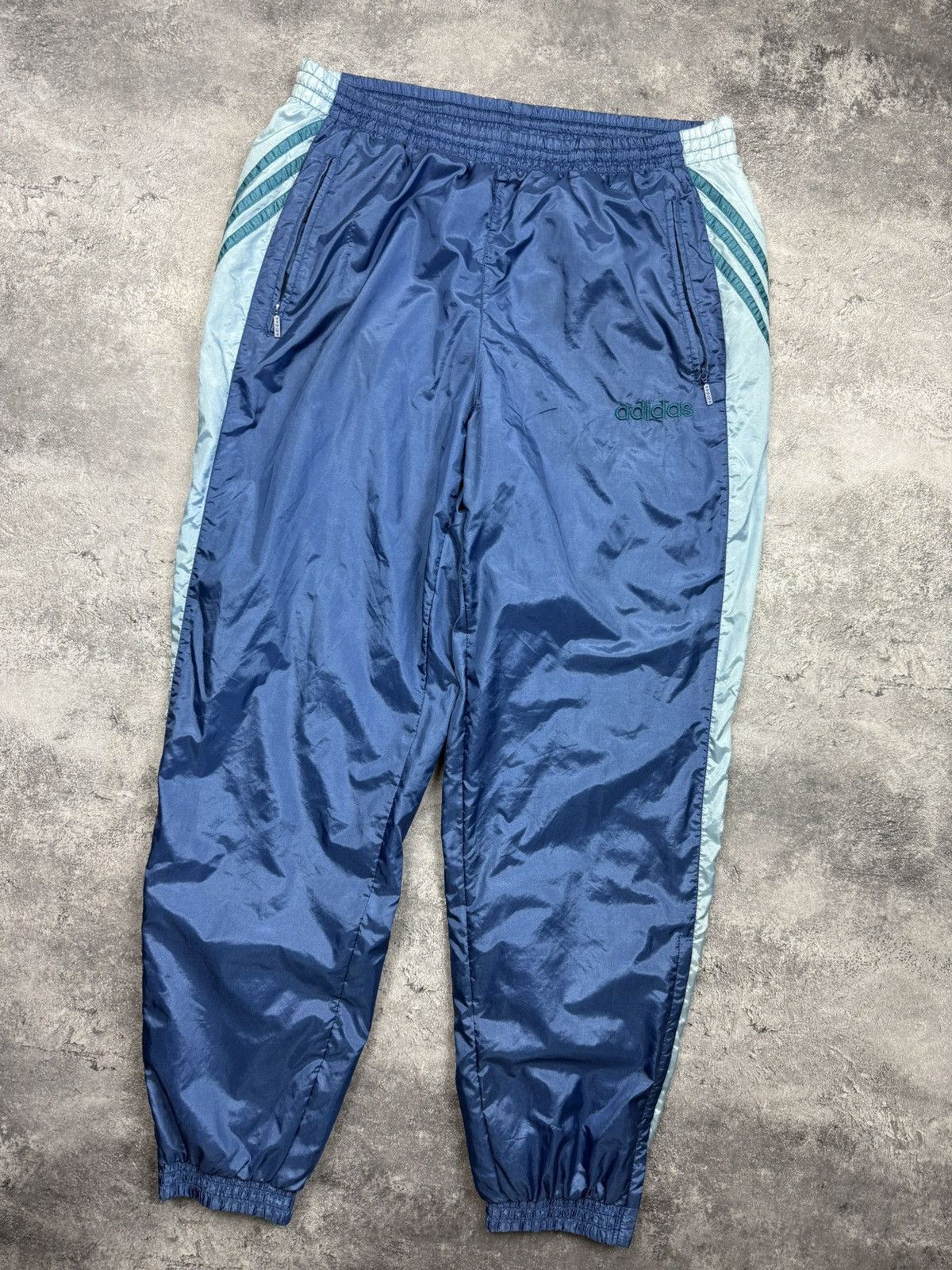 Adidas Vintage Y2K Adidas Nylon Track Pants Sweatpants Size US 34 / EU 50 - 7 Thumbnail