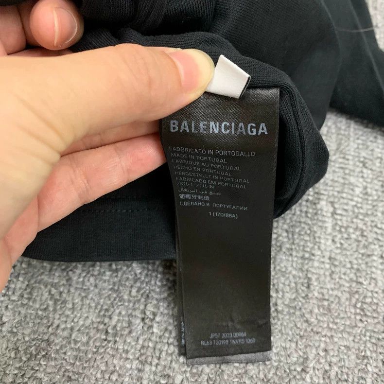 Balenciaga Balenciaga Black reversible mirror short sleeve Size US L / EU 52-54 / 3 - 7 Thumbnail