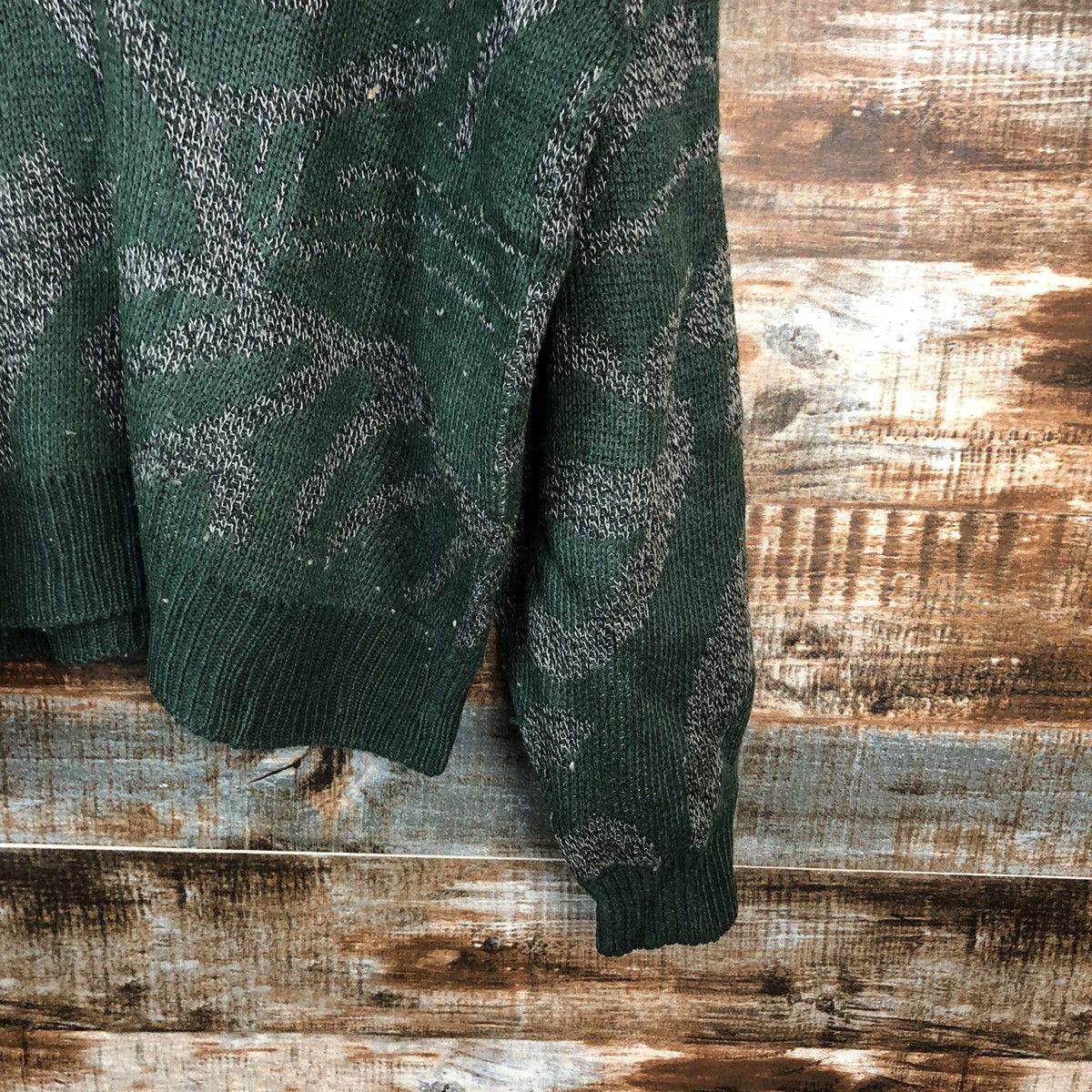Homespun Knitwear Villa St made in japan vintage Green Knitwear #A2041 Size US XL / EU 56 / 4 - 8 Thumbnail