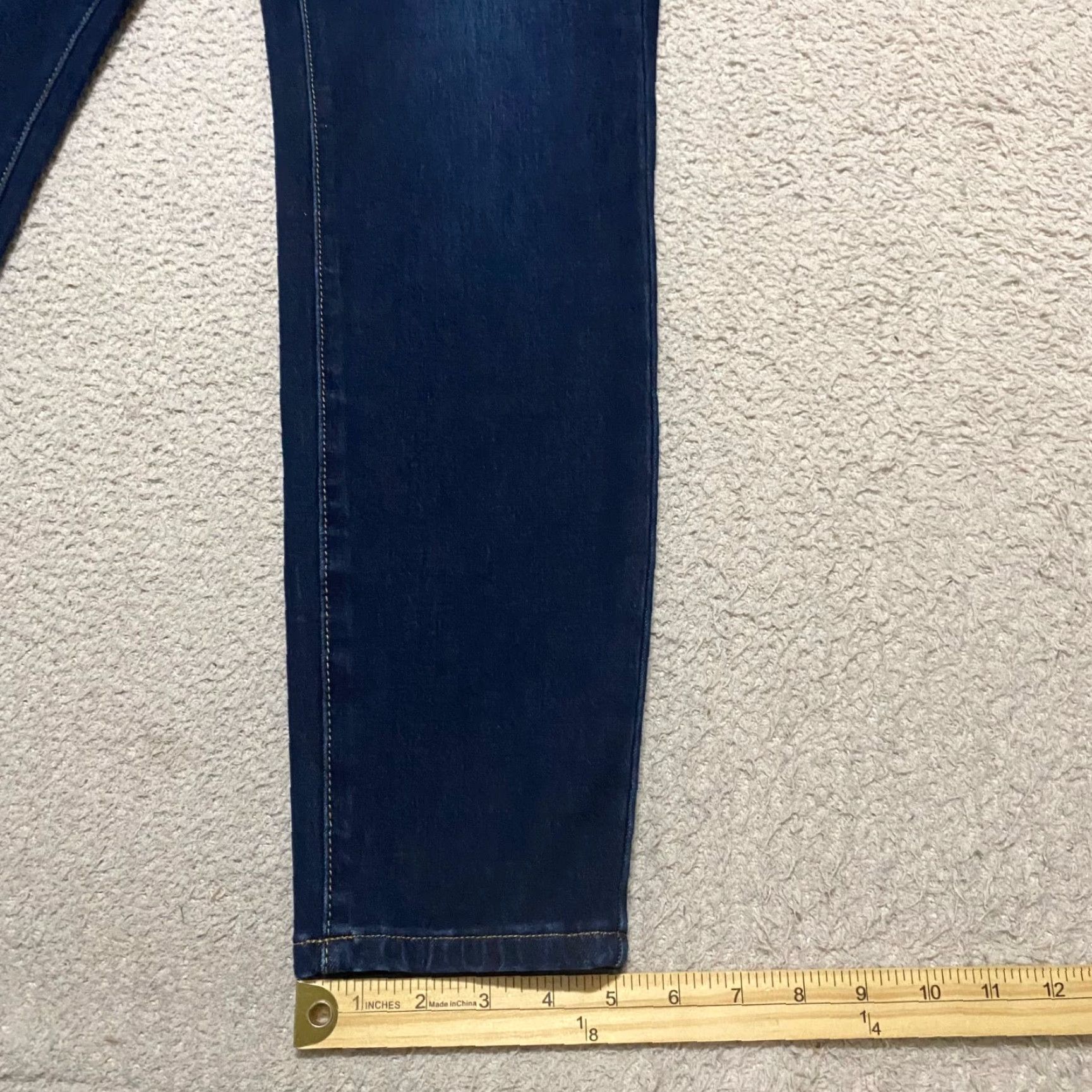 Soft Surroundings Soft Surroundings Jeans Womens Blue Dark Wash Skinny High Rise 12 Regular Stretch Denim City 90s Size 34" / US 12 / IT 48 - 2 Thumbnail