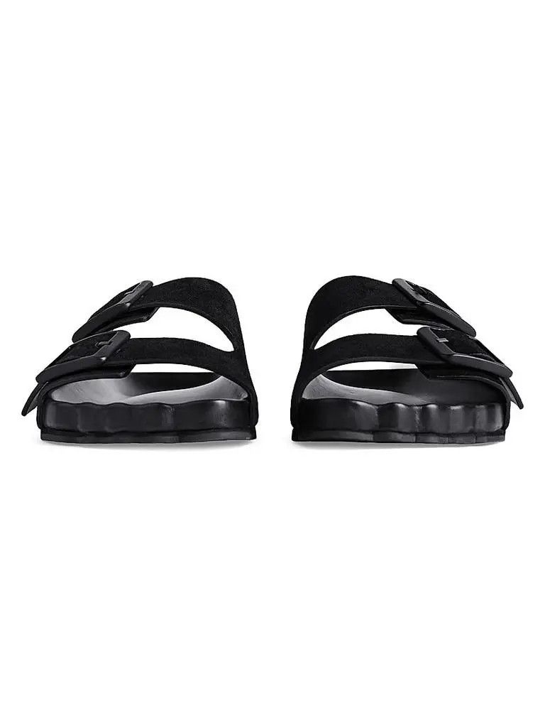 Balenciaga o1s1wg110426 Sunday Sandals in Black Size US 9 / IT 39 - 2 Thumbnail