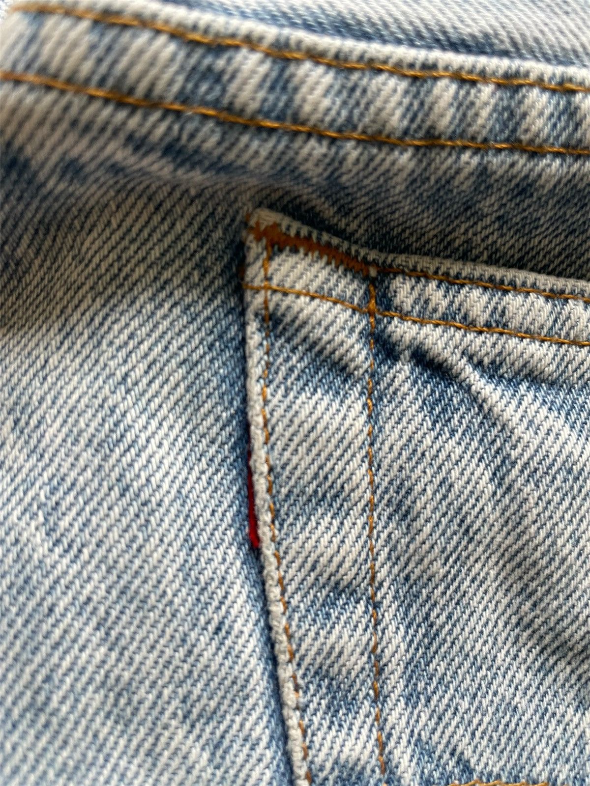 Levi's × Vintage Vintage 80s Levis 501 Light Blue Washed Jeans 32x33 Size US 32 / EU 48 - 10 Thumbnail