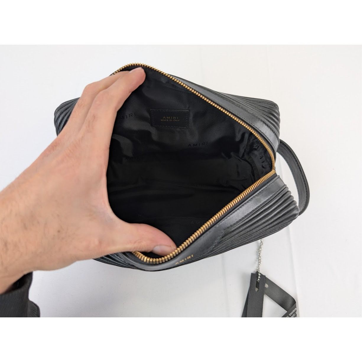 Amiri o1rshd1 Size: OS / Nappa MX1 Padding Beauty Case in Black Size ONE SIZE - 10 Thumbnail