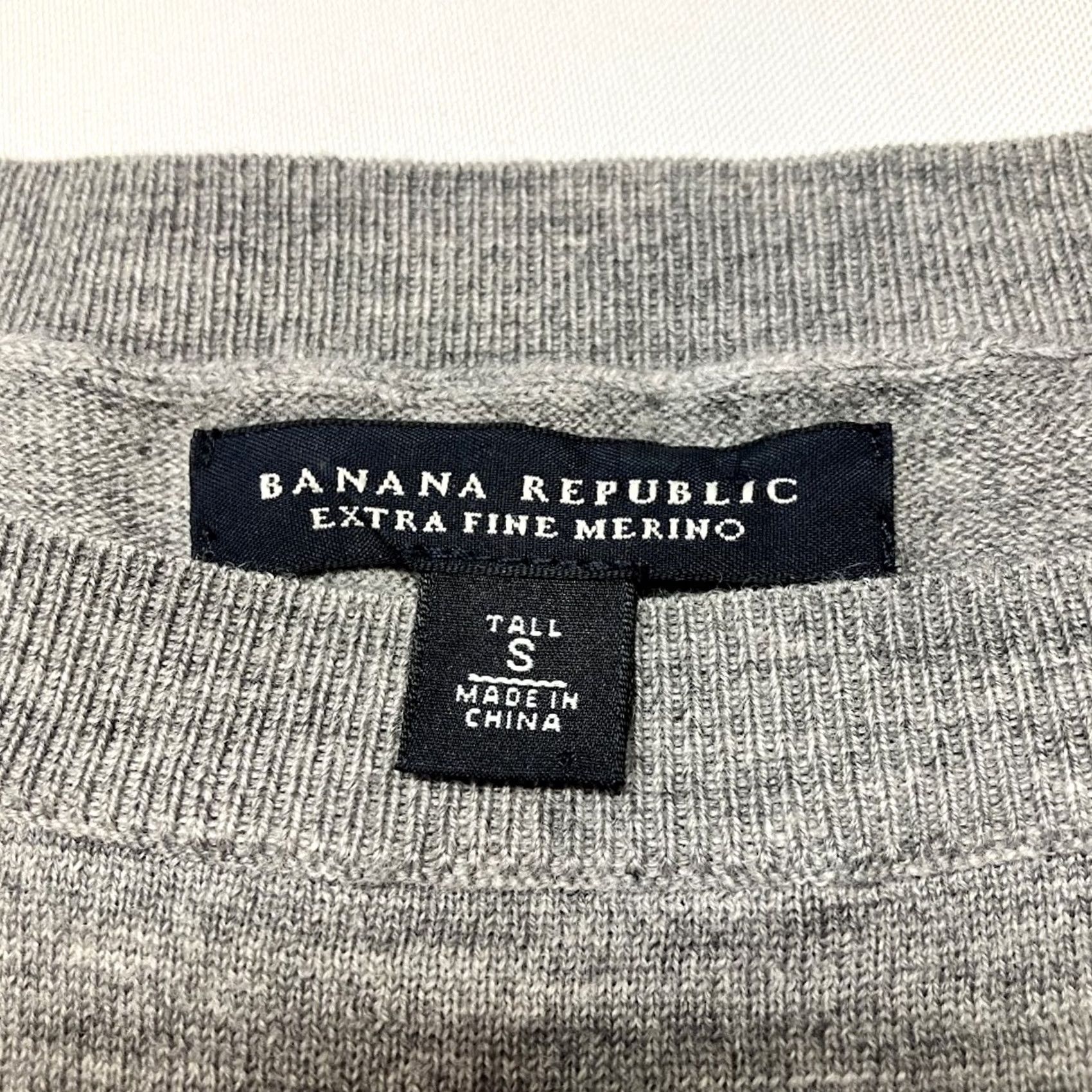 Banana Republic Banana Republic Wool Knit Sweater Tunic Gray Size S Tall | PreOwned Size S / US 4 / IT 40 - 5 Thumbnail