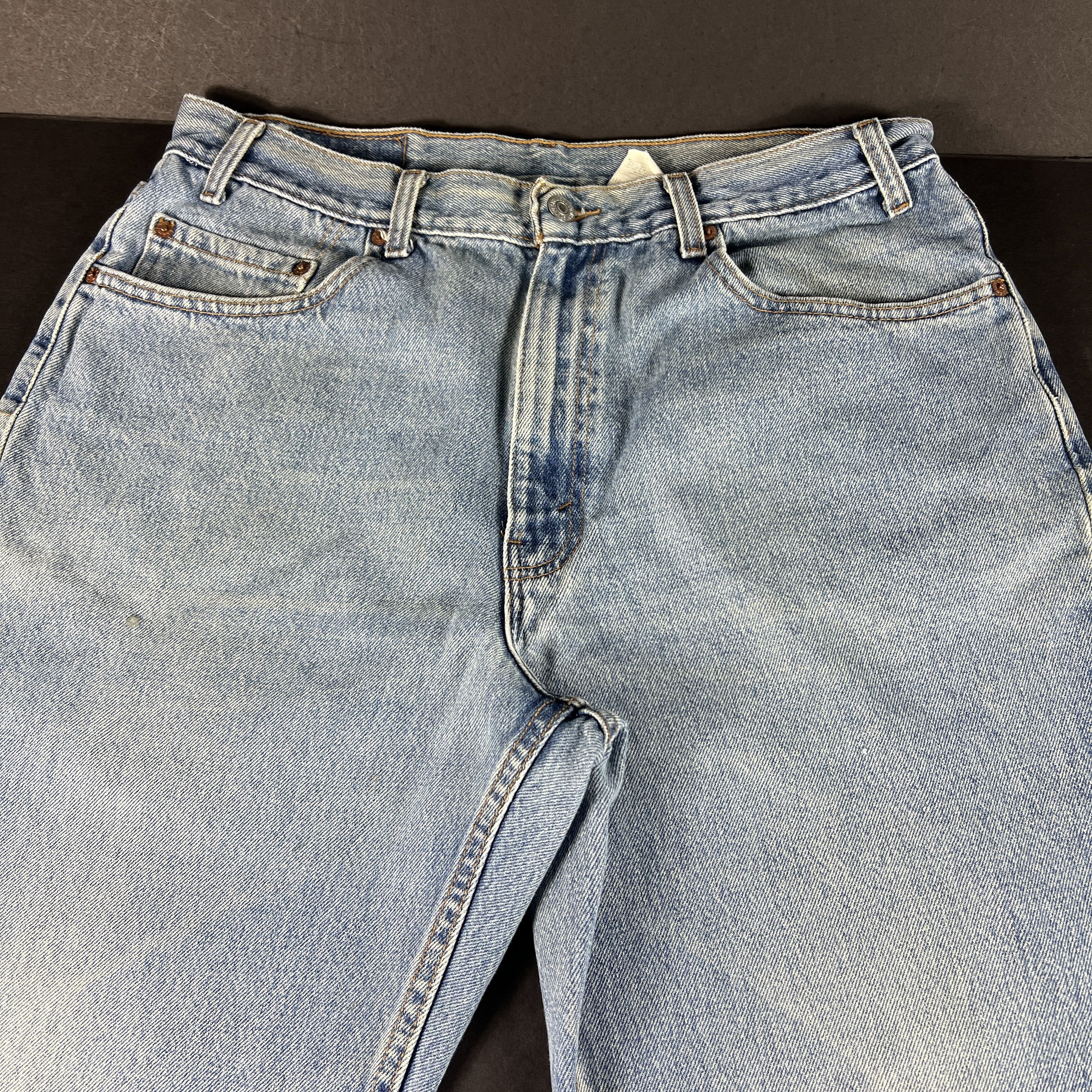 Levi's × Vintage Y2K Levi's Jeans 550 Relaxed Blue Dingy Denim Size US 34 / EU 50 - 5 Thumbnail