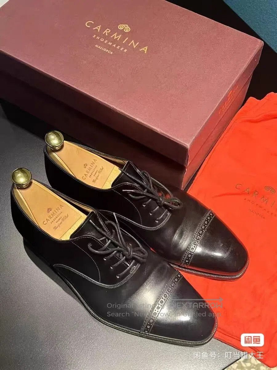 Carmina Carmina Black Oxford Shoes. Size US 10 / EU 43 - 1 Thumbnail