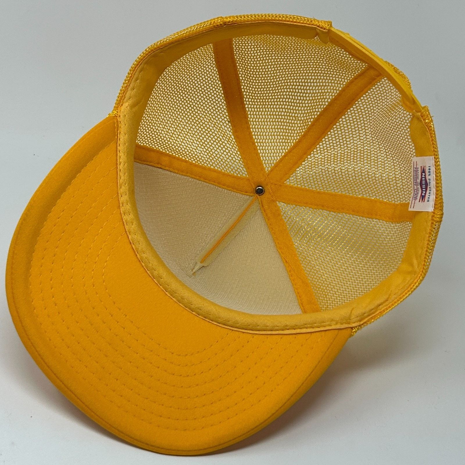Vintage Vintage 90s Cy Camp Trucking Trucker Hat Baseball Cap Yellow Size ONE SIZE - 4 Thumbnail