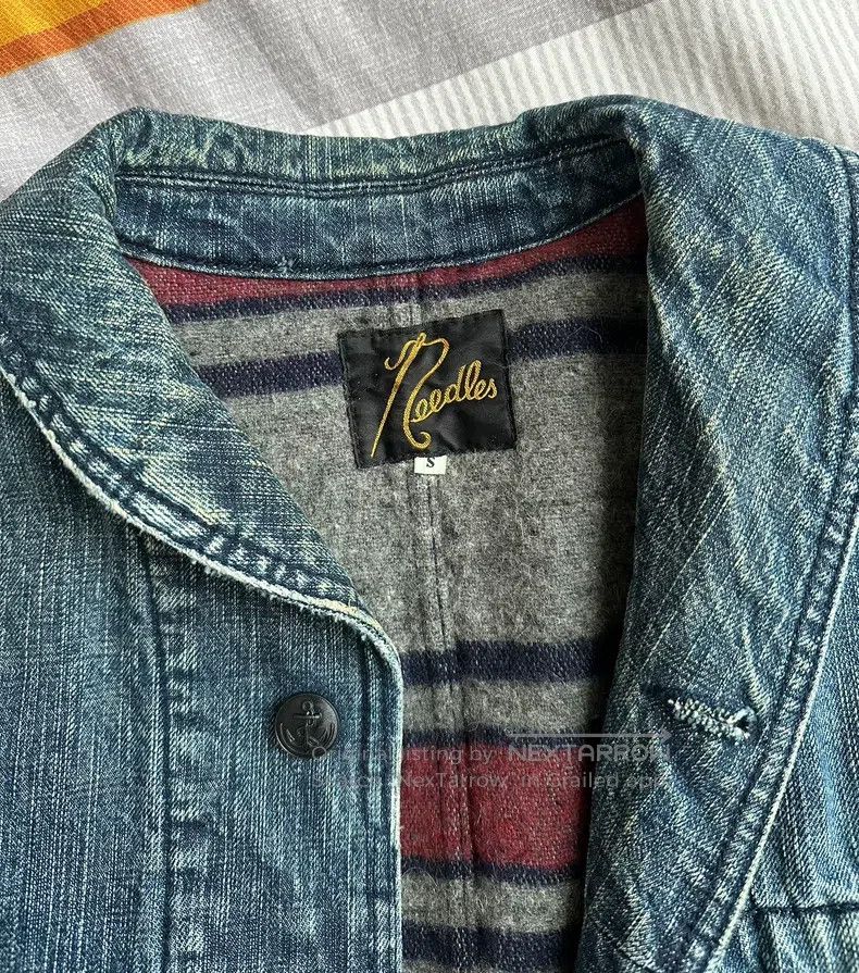 Needles Needles Denim Jacket Jacket Washed and Worn Size US S / EU 44-46 / 1 - 4 Thumbnail