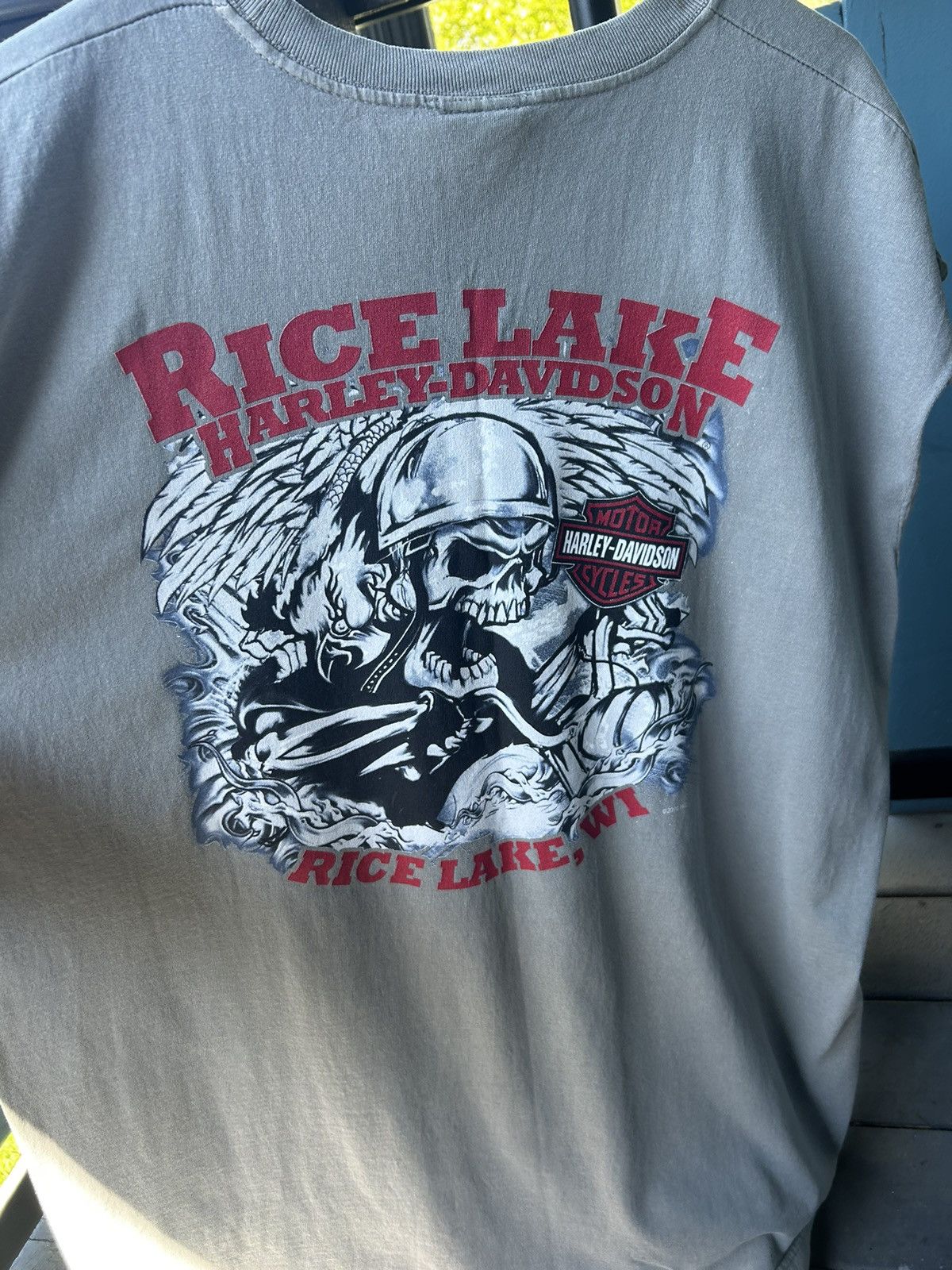 Harley Davidson × Vintage Harley Davidson Motorcycles "death ride" Size US XXL / EU 58 / 5 - 1 Thumbnail
