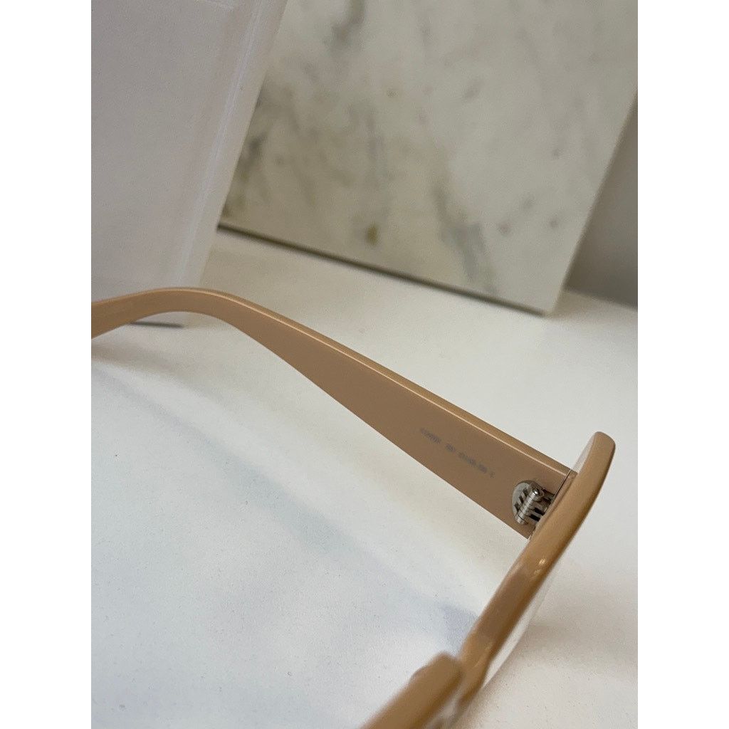 Celine NEW Celine CL50121I Triomphe Eyeglasses Frames Beige Size ONE SIZE - 8 Thumbnail
