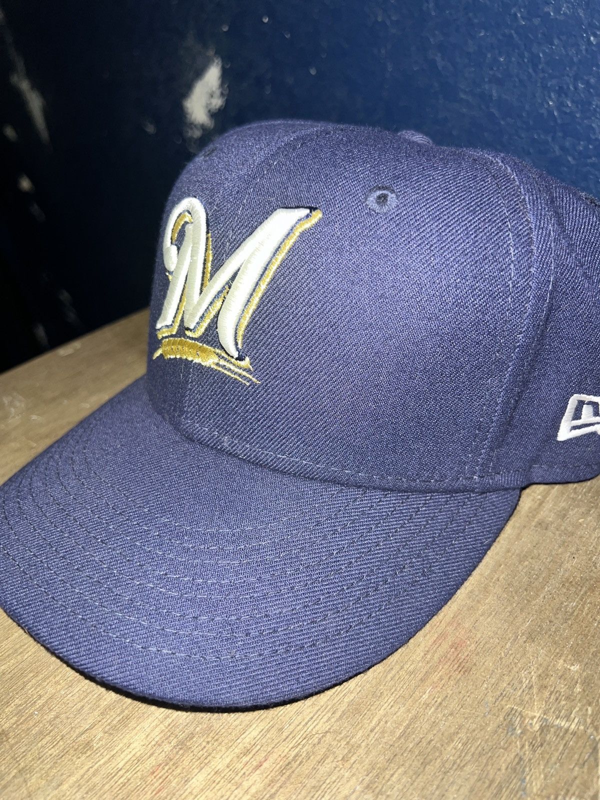 New Era Milwaukee Brewers fitted size 7 1/4 Size ONE SIZE - 2 Thumbnail