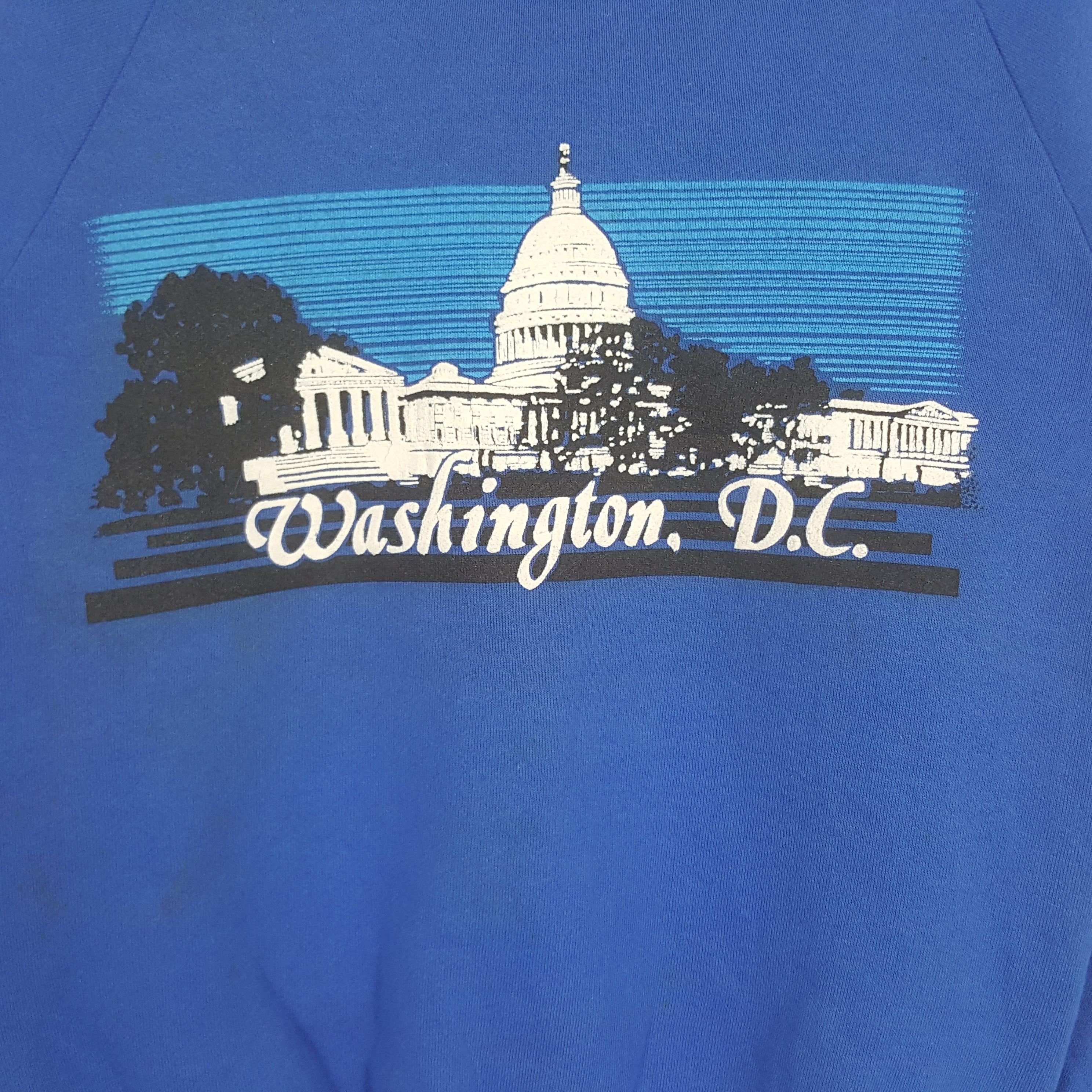Fruit Of The Loom × Vintage Vintage Washington D.C. American Promo Sweatshirt C290N15 Size US S / EU 44-46 / 1 - 2 Thumbnail