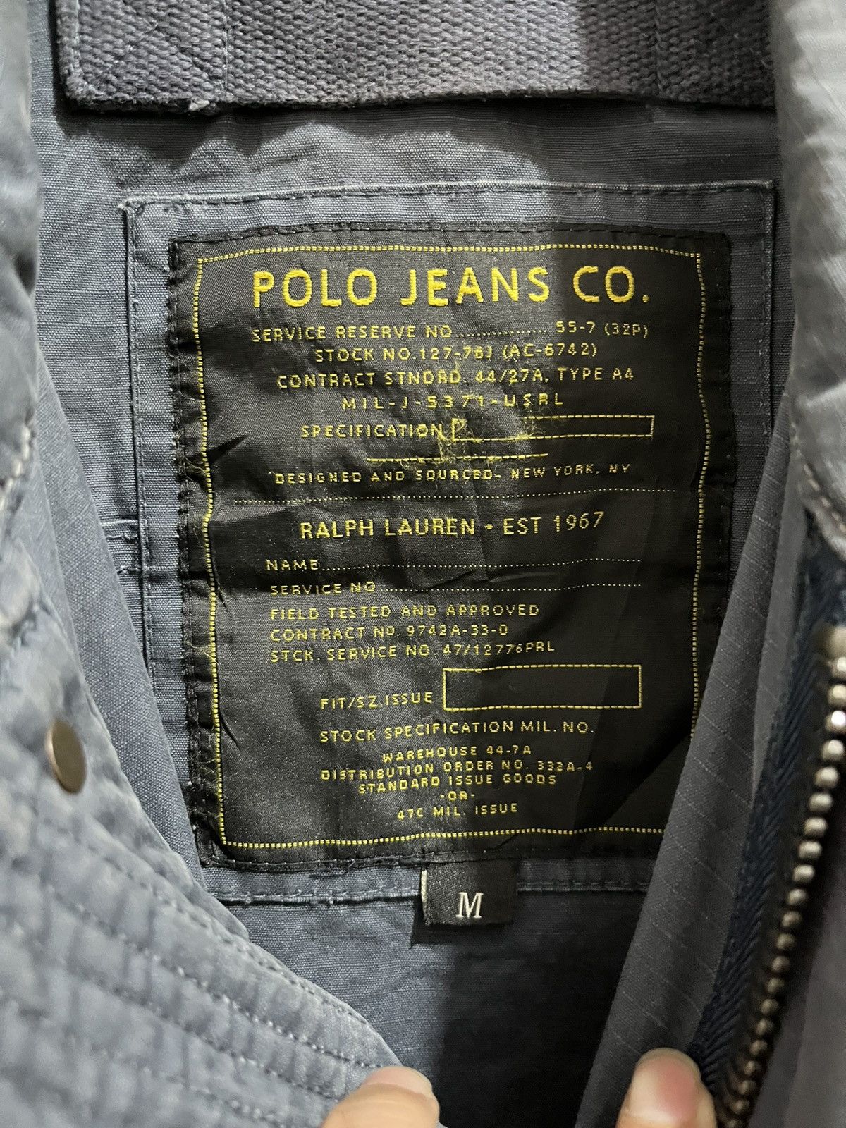 Polo Ralph Lauren × RRL Ralph Lauren Vintage POLO RL M65 Size US L / EU 52-54 / 3 - 3 Thumbnail