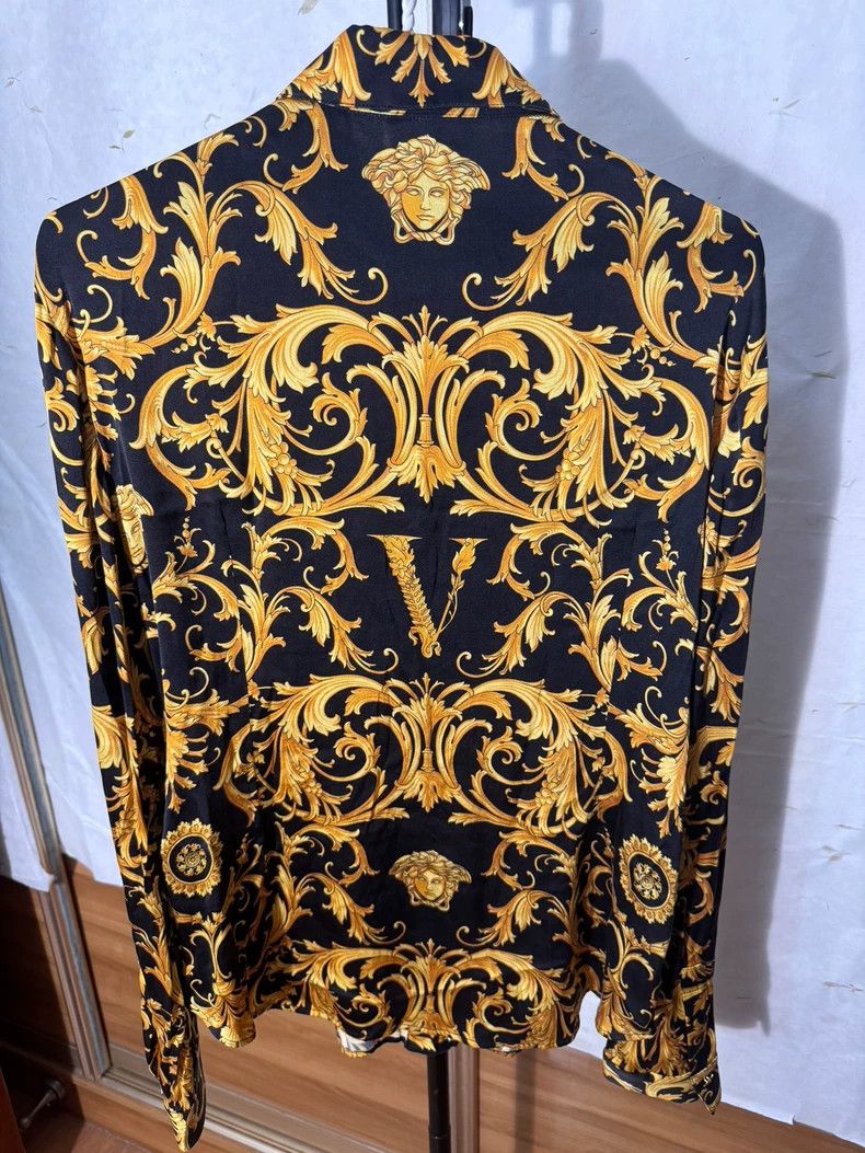 Versace Versace Silk shang'y Size US XL / EU 56 / 4 - 2 Thumbnail