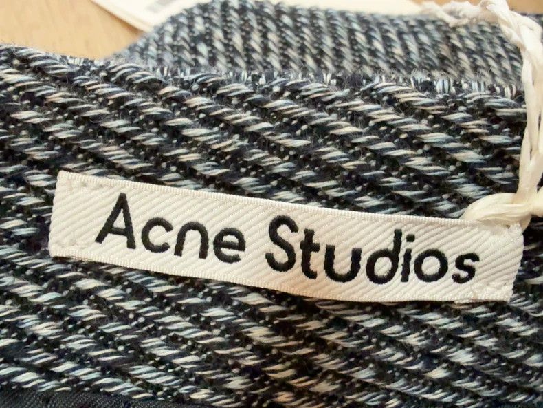 Acne Studios Acne Studios A black women's skirt Size 35" - 2 Thumbnail
