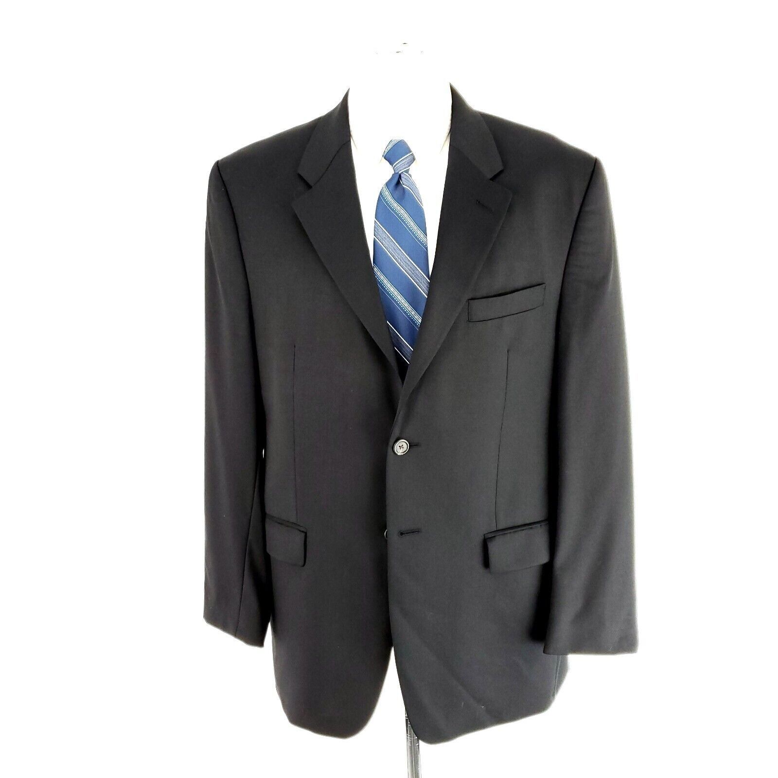 Lauren Ralph Lauren Lauren Ralph Lauren Wool 2 Button Blazer 42R Gray Size 42R - 3 Thumbnail