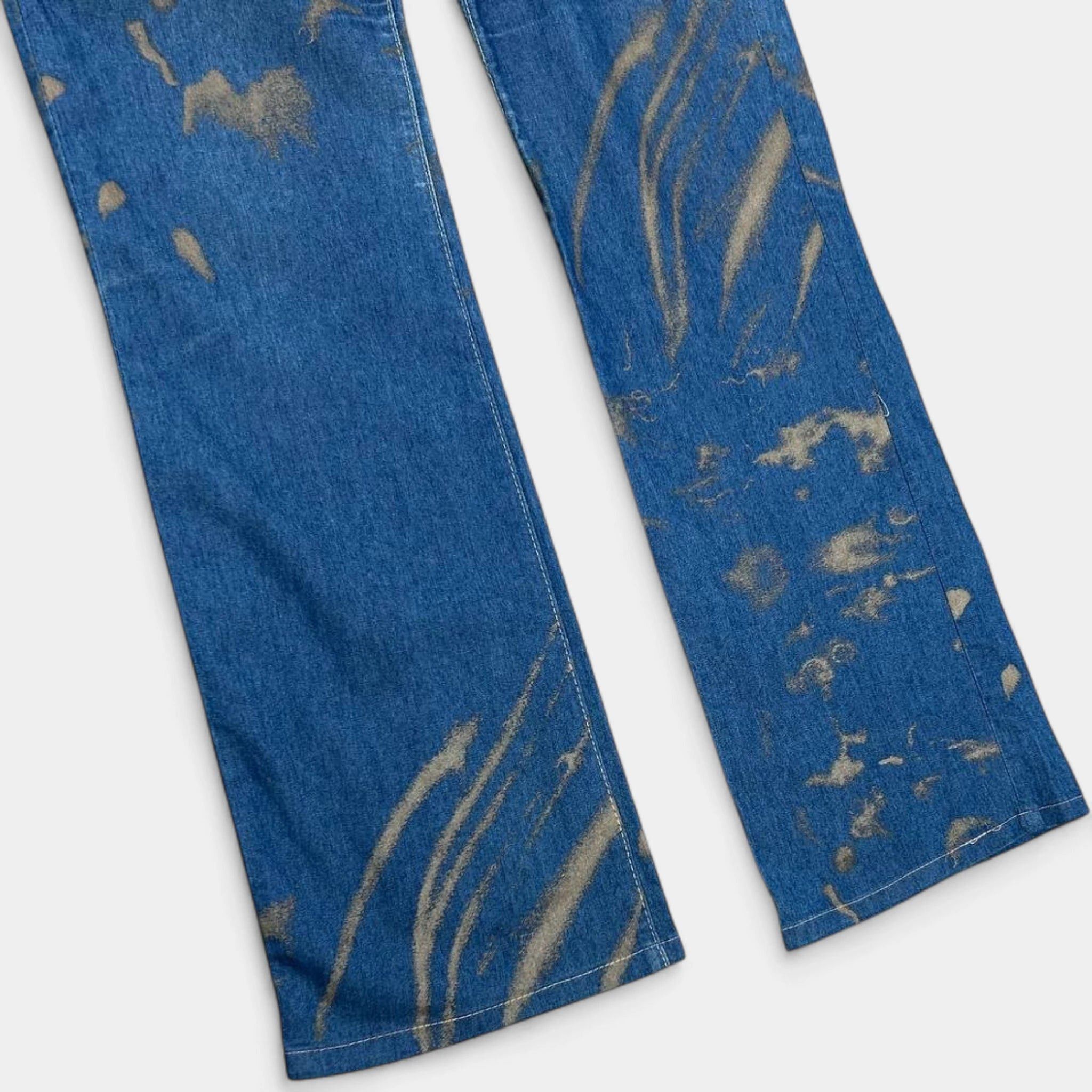 Just Cavalli Just Cavalli Gold Denim Jeans Size US 30 / EU 46 - 2 Thumbnail