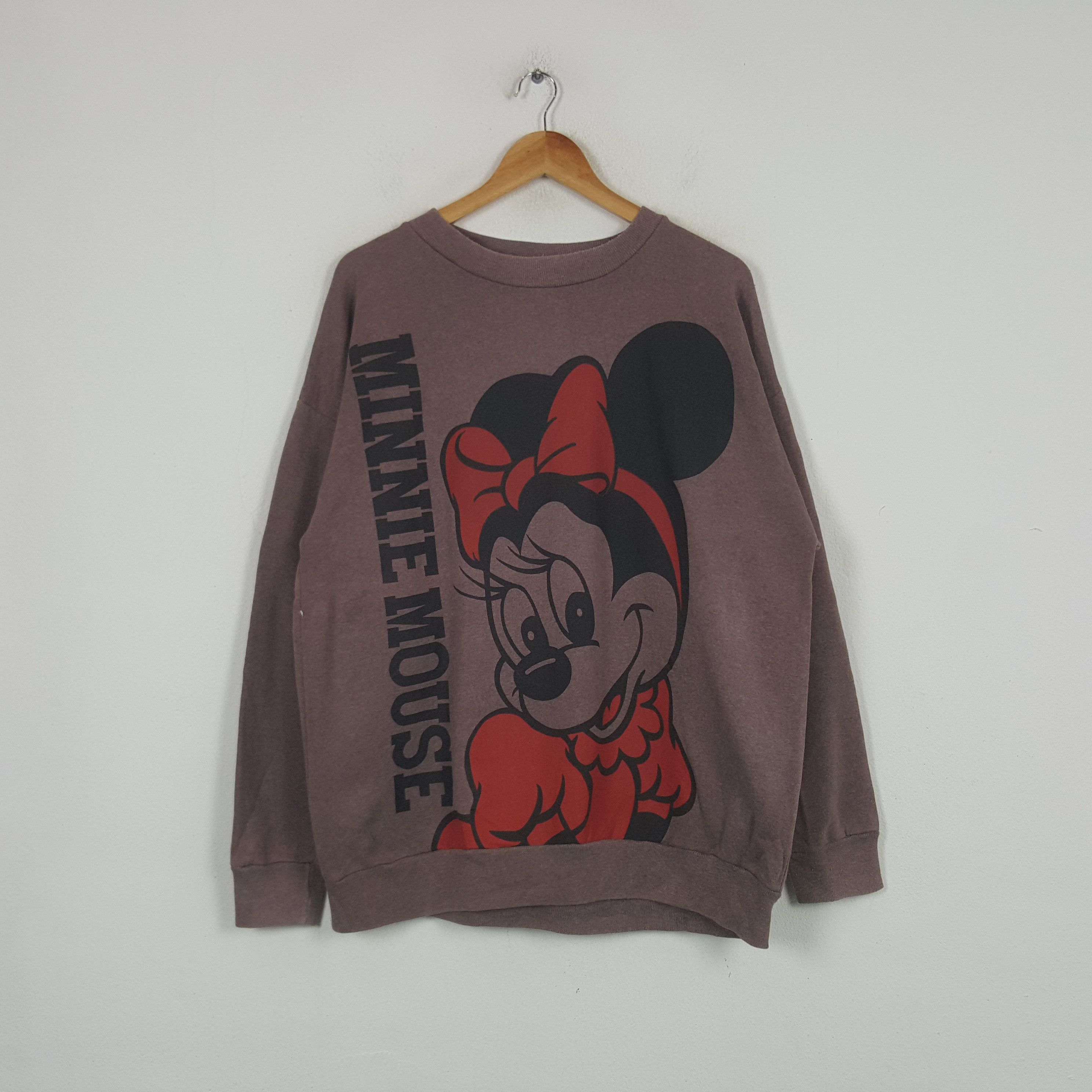 Disney × Mickey Mouse × Vintage Vintage Mickey Mouse Cartoon Character Sweatshirt C283N6 Size US L / EU 52-54 / 3 - 1 Thumbnail