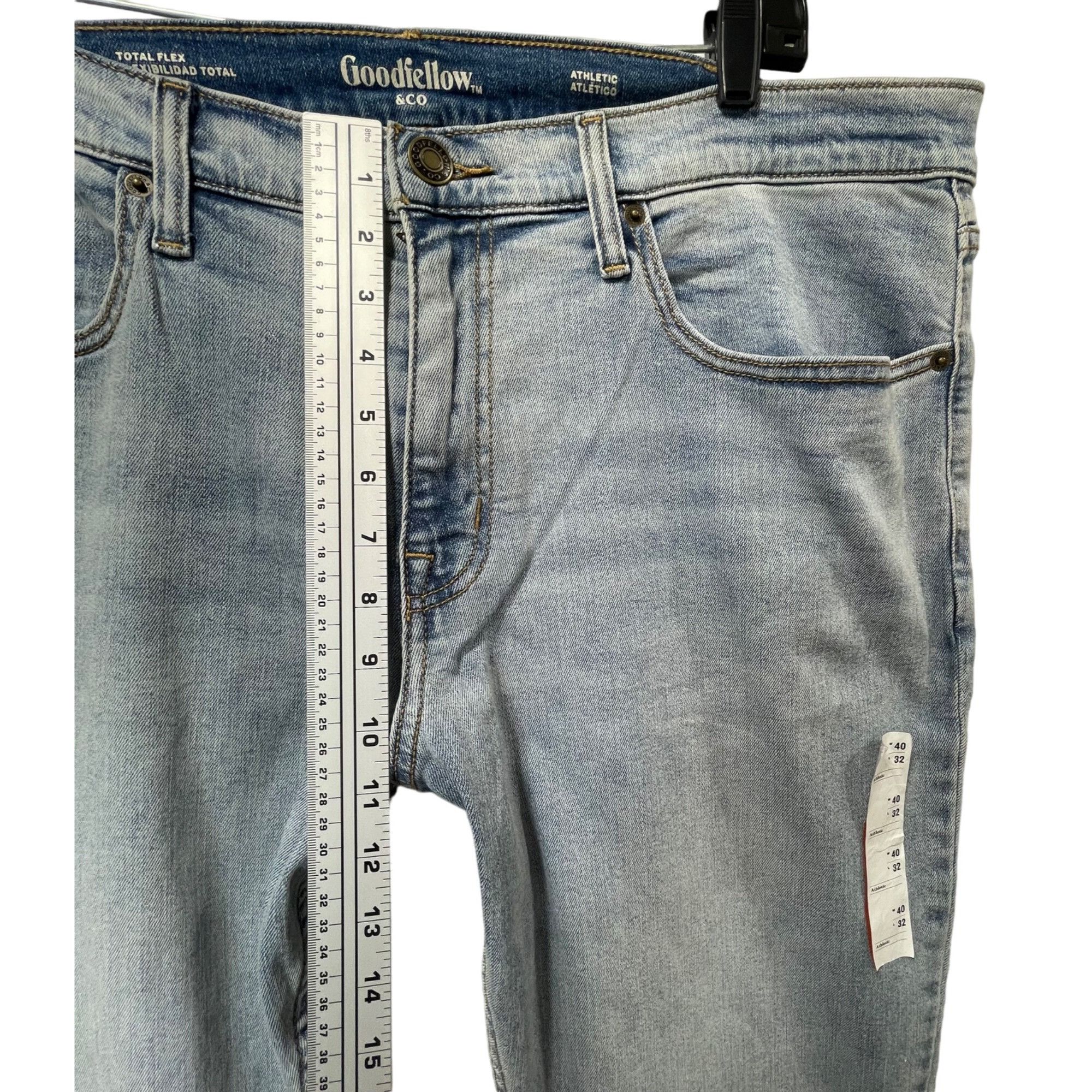 Other Goodfellow & Co - Men's Athletic Total Flex Jeans - Blue Was Size US 40 / EU 56 - 5 Thumbnail