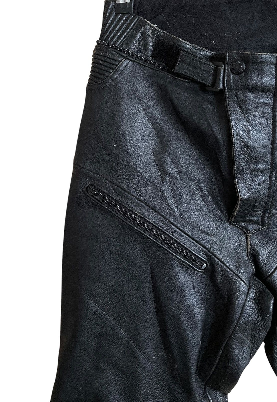Alpinestars Vintage Racing Alpinestars Leather Motorcycle Pants 1990s Size US 28 / EU 44 - 8 Thumbnail