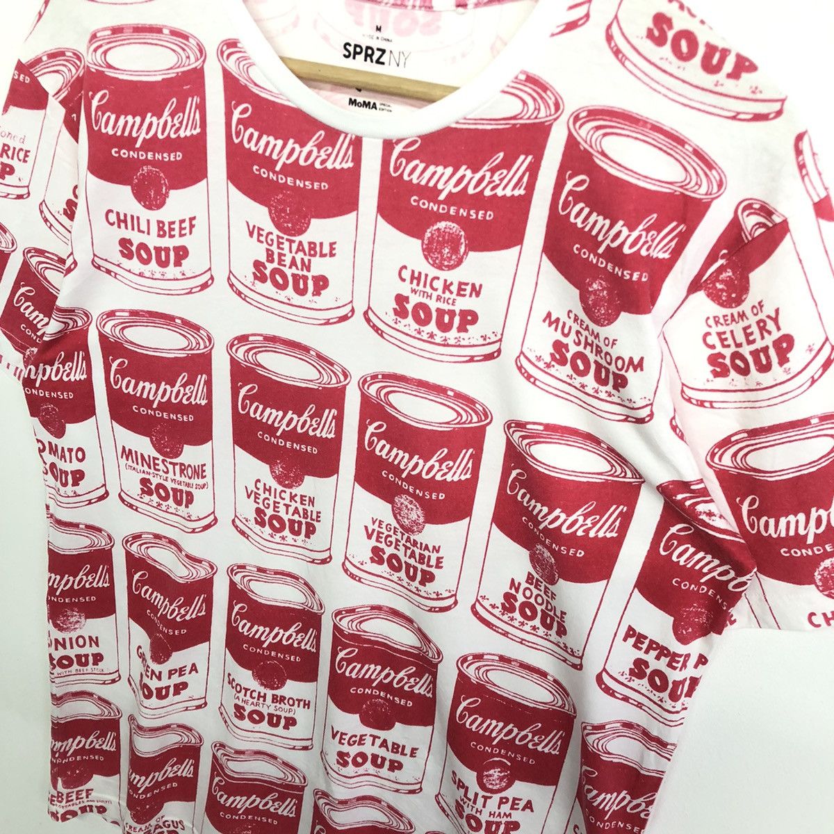 Andy Warhol × Uniqlo Uniqlo X Andy Warhol Art Campbells Soup Fullprint Tshirt Size US M / EU 48-50 / 2 - 6 Thumbnail