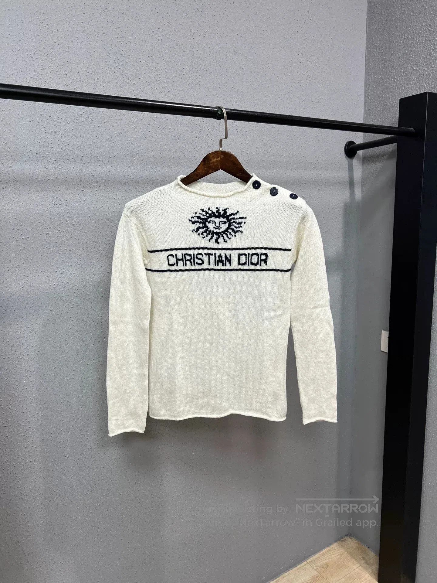 Dior Dior Sun God Knit Top in Ivory. Size M / US 6-8 / IT 42-44 - 1 Thumbnail