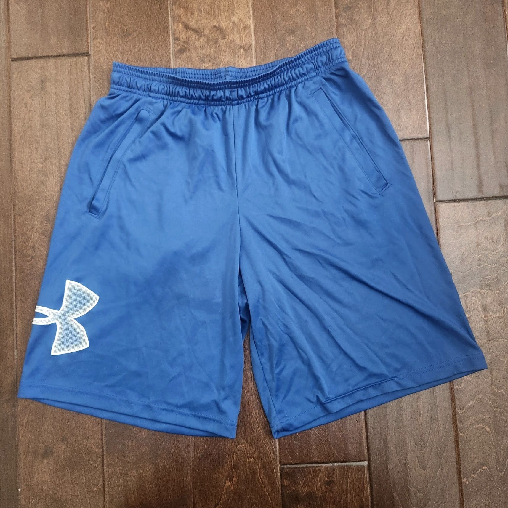 Under Armour Under Armour Mens M Blue Loose Fit Athletic Basketball Gym Shorts Size US 31 - 2 Thumbnail